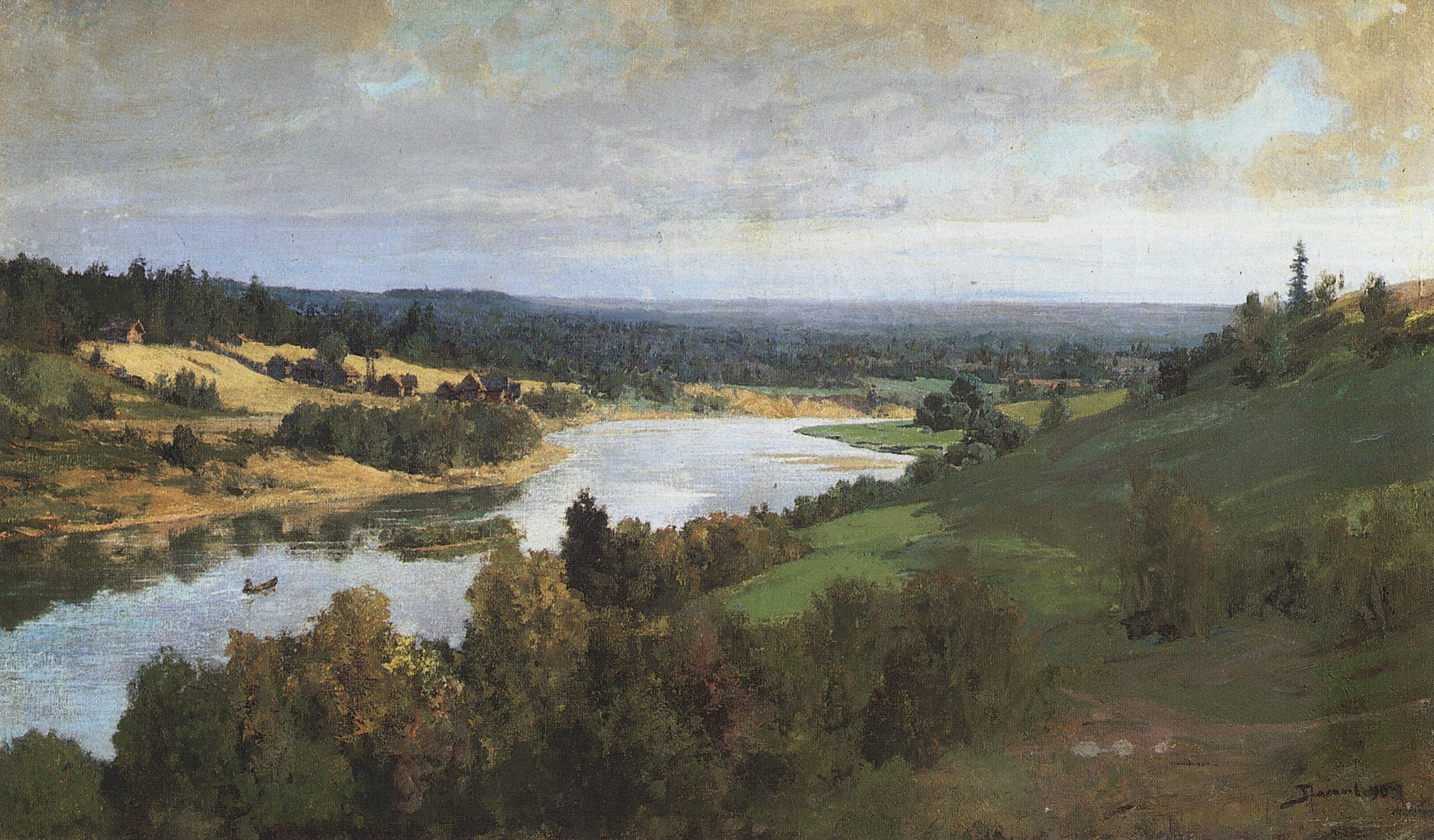 Поленов. Река Оять. 1880-е