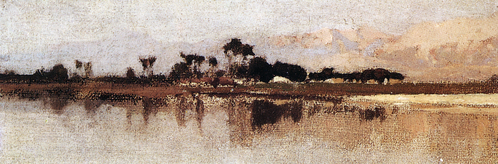 Поленов. Нил близ Карнака. 1881