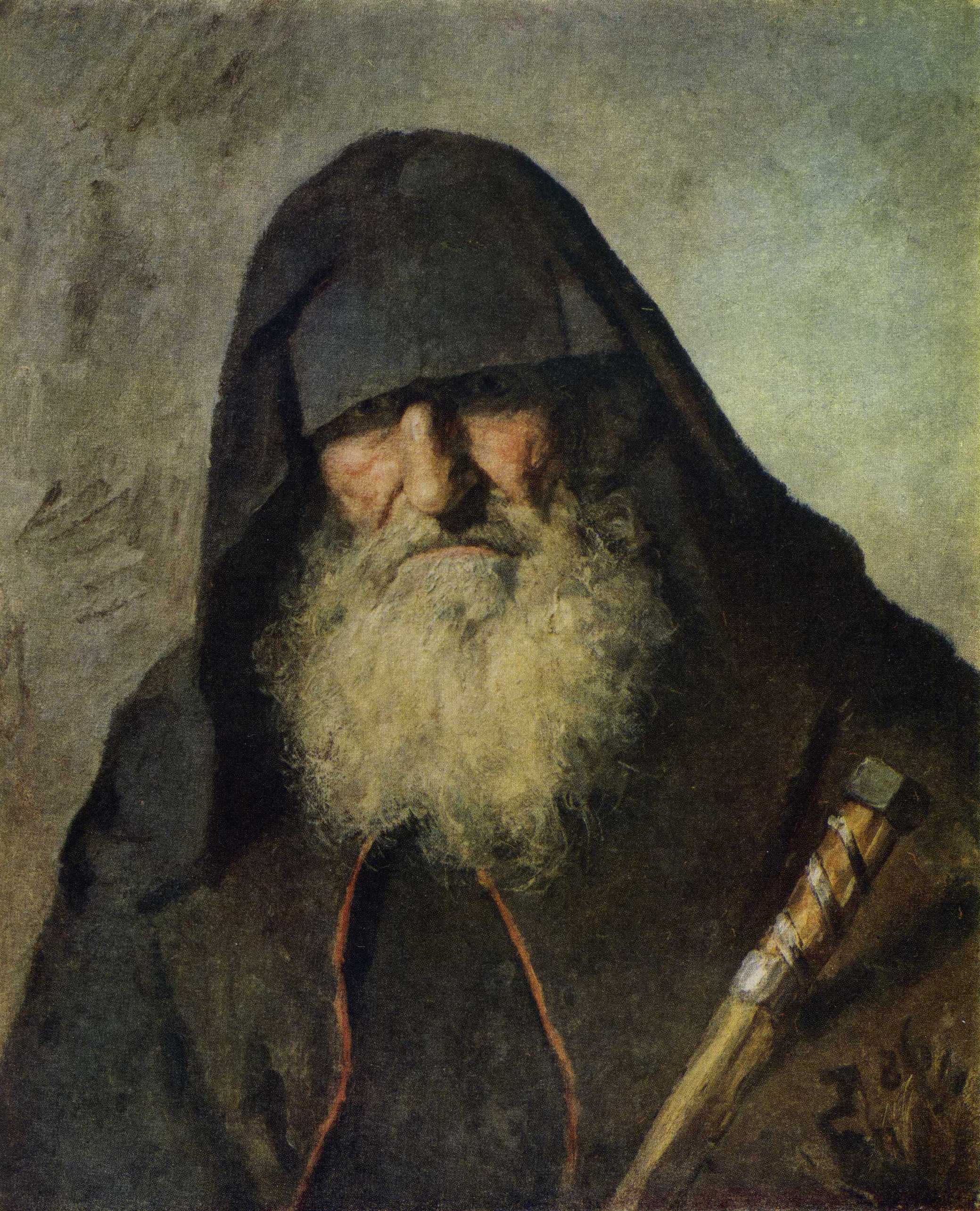 Поленов. Палестинский монах. 1886