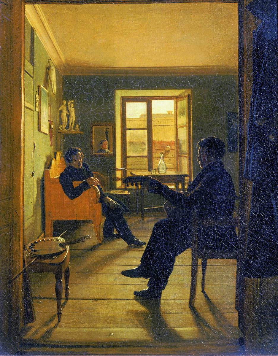 Тыранов. Мастерская художников братьев Чернецовых. 1828