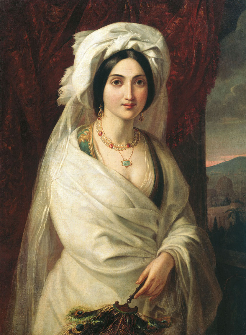 Мокрицкий. Женский портрет. 1841