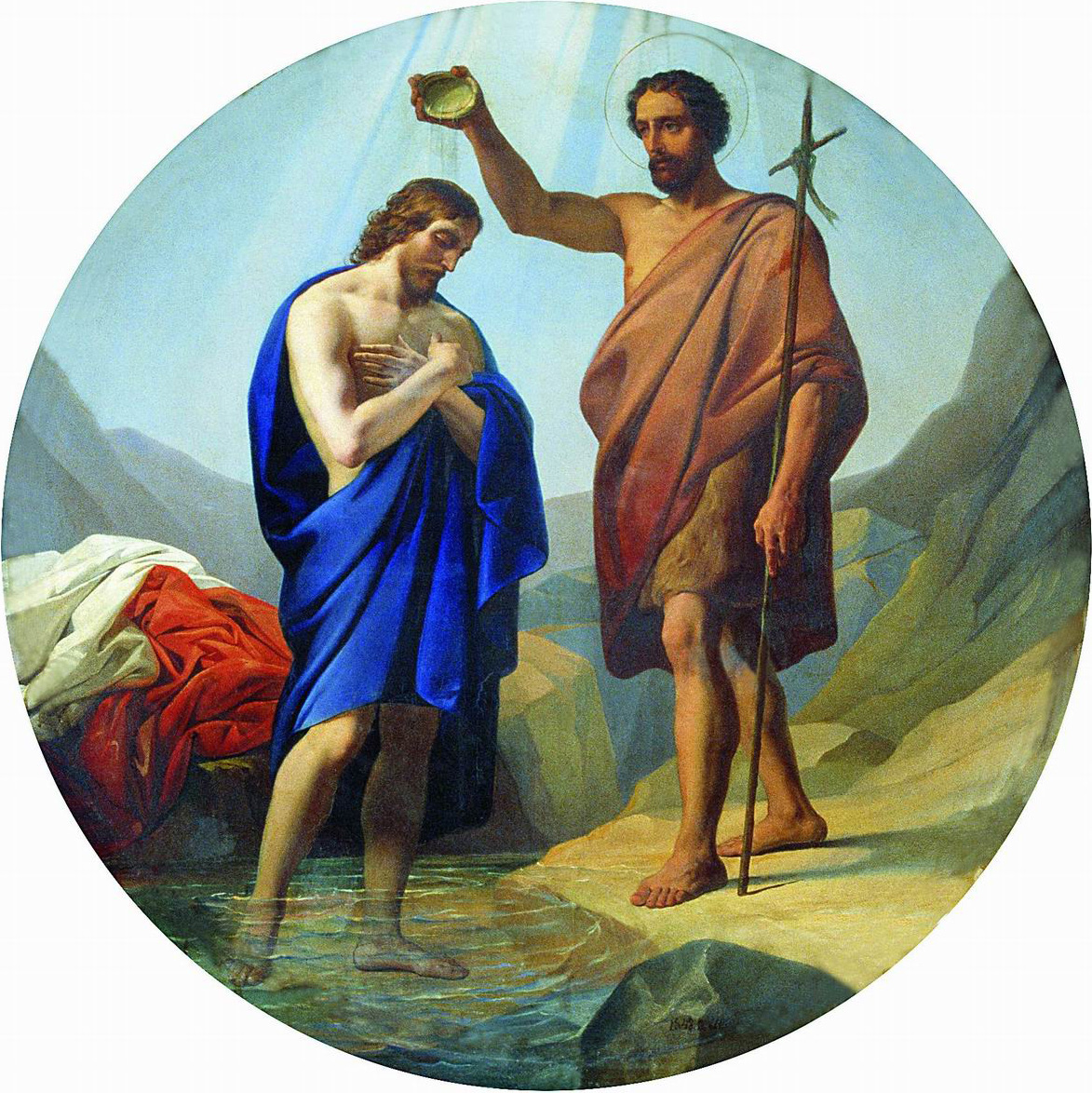 Шамшин. Крещение Христа. 1848