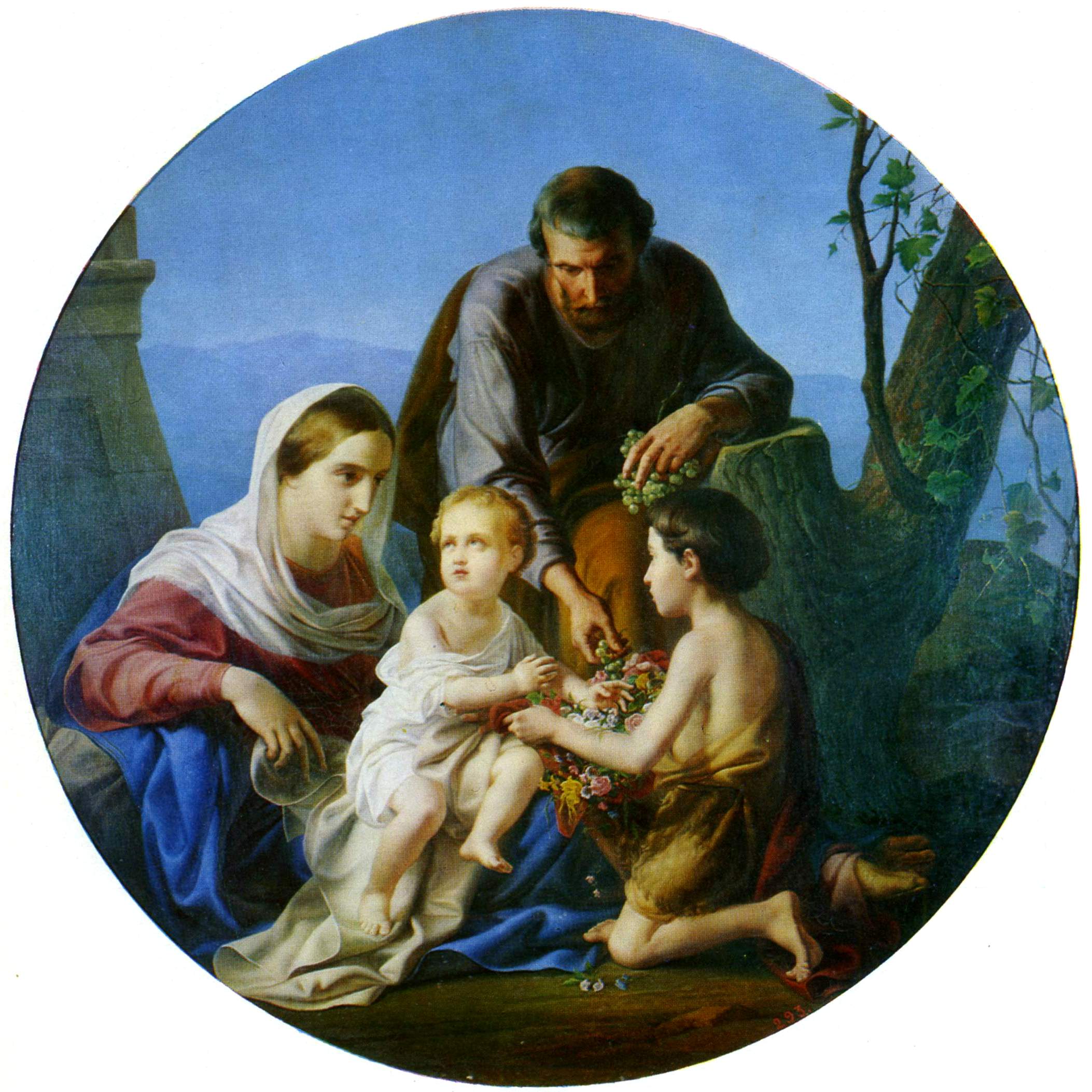 Шамшин. Святое семейство. 1856