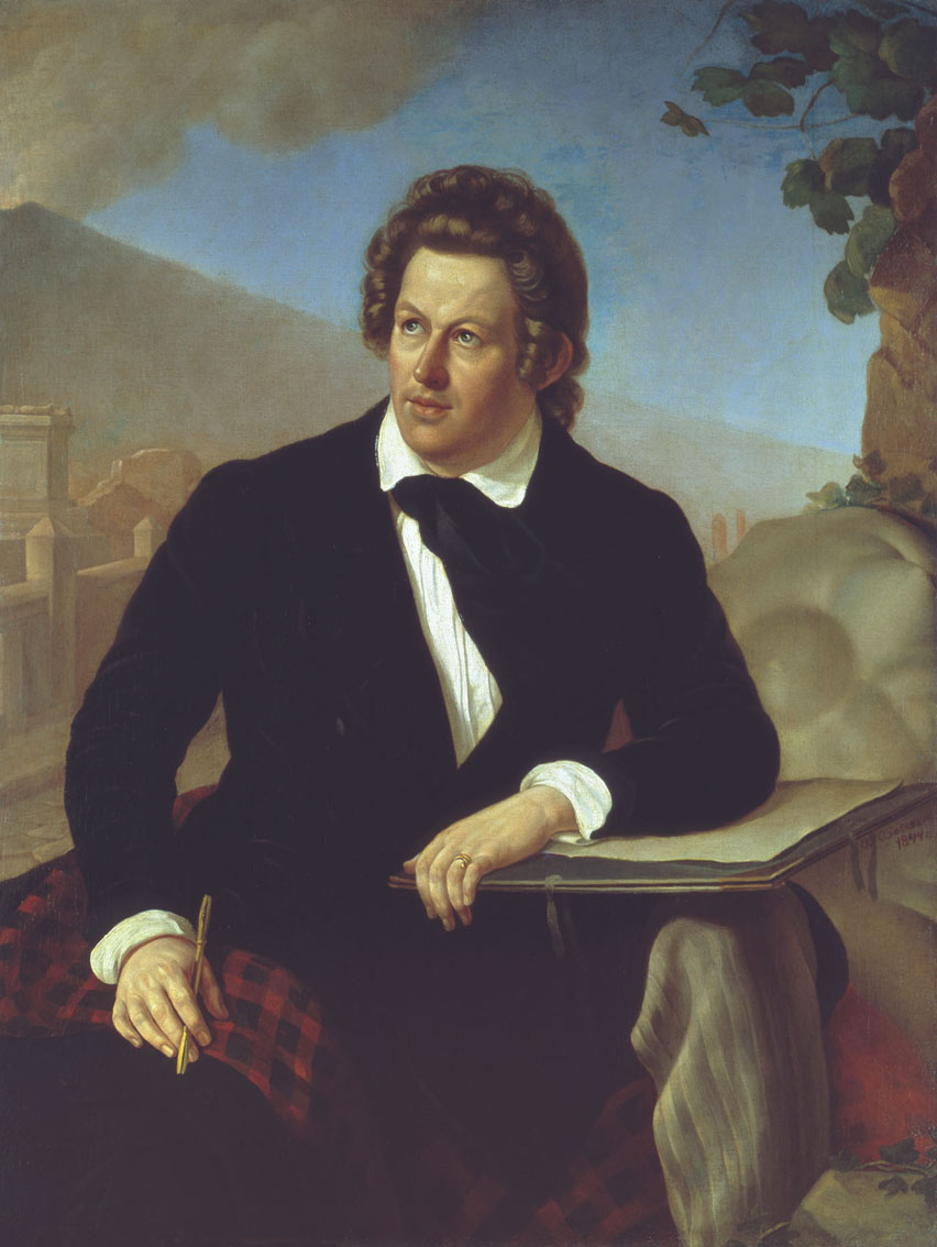 Завьялов. Портрет художника К.П. Брюллова. 1844