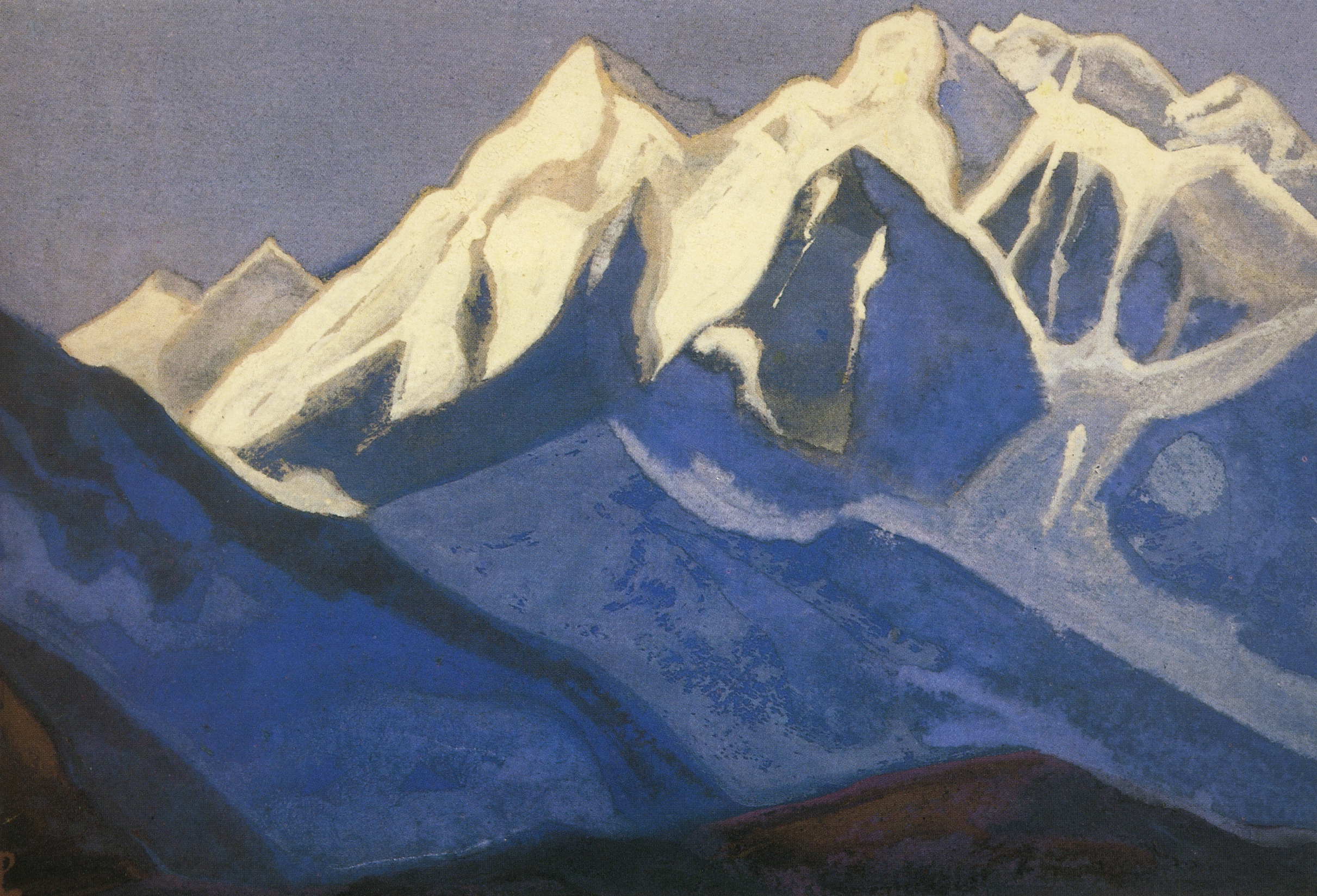 Рерих Н.. Снежные вершины. 1942