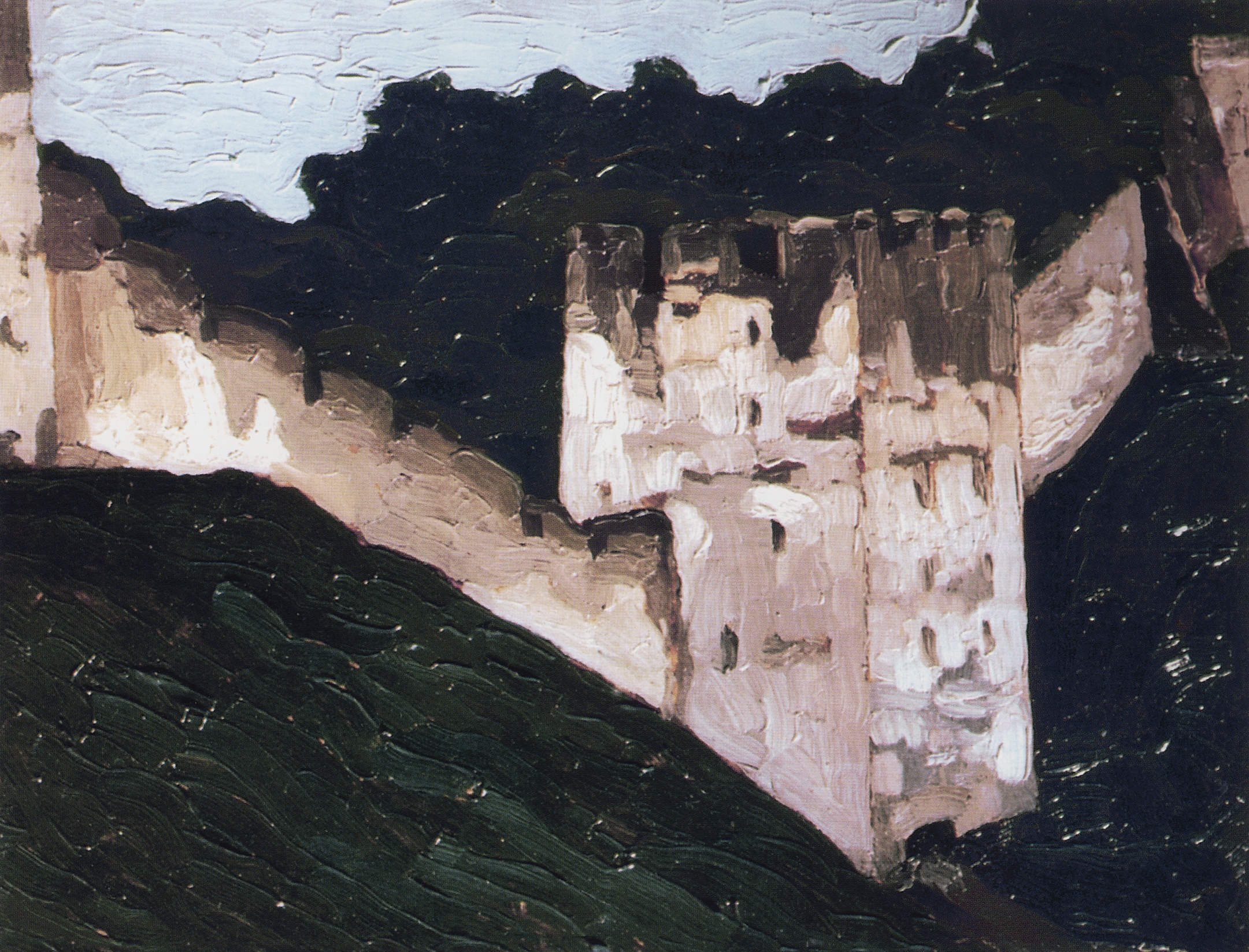 Рерих Н.. Печоры. Монастырские стены и башни. 1903