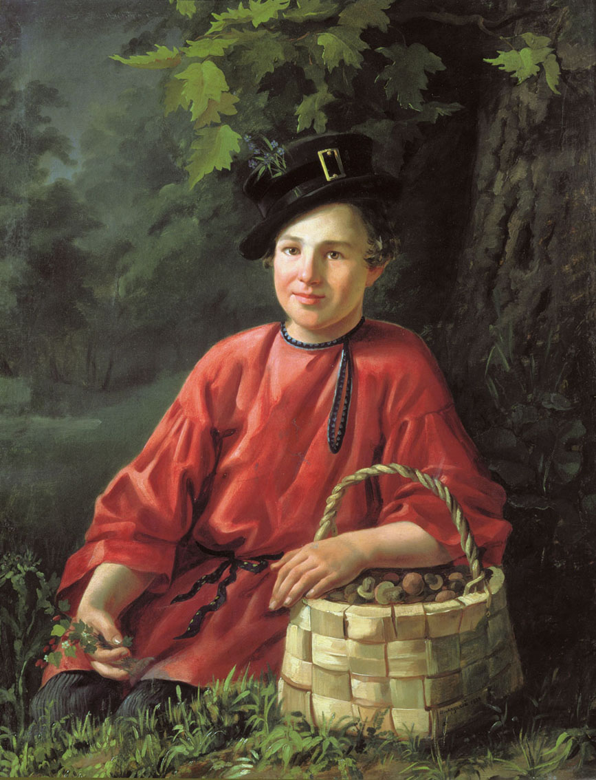Хруцкий. Портрет мальчика. 1834