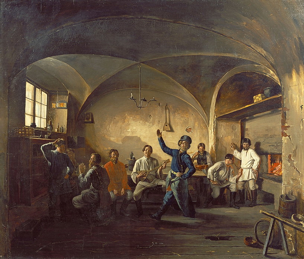 Плахов. Пирушка водовозов. 1833