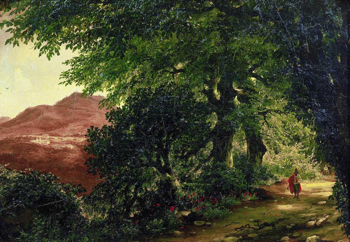 Лебедев М.. Вид окрестностей Альбано близ Рима. 1836
