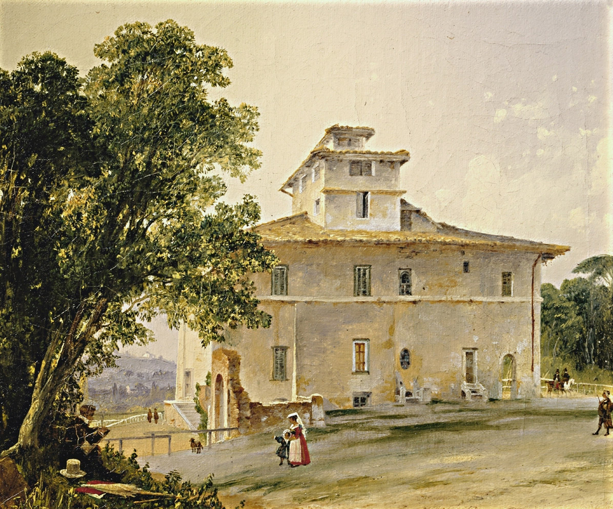 Лебедев М.. Вилла в Италии. 1837