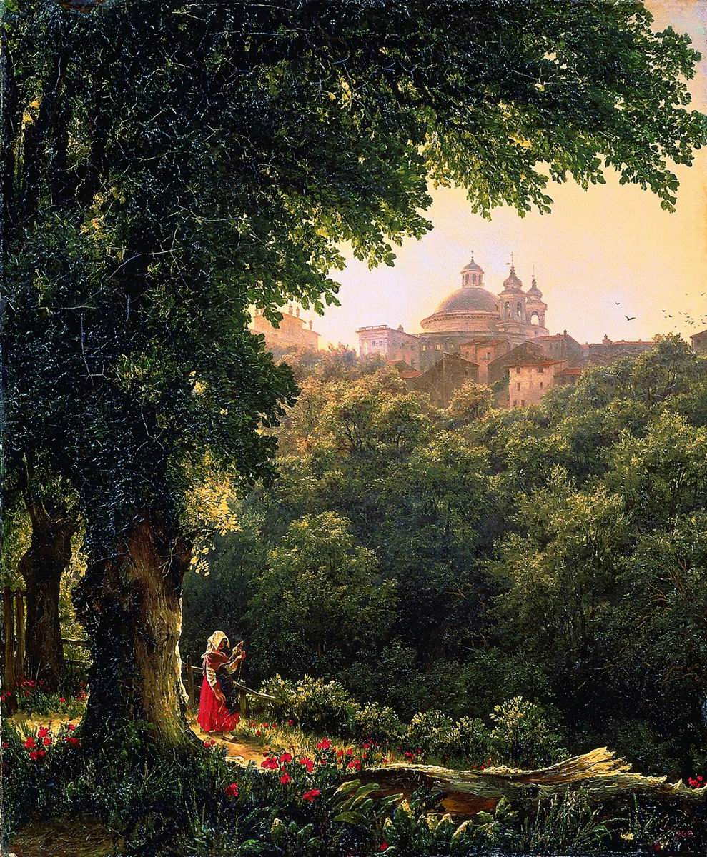 Лебедев М.. Аричча близ Рима. 1836