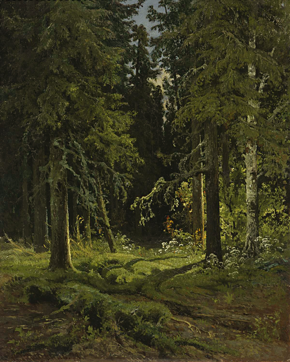 Шишкин. Лесной пейзаж. 1878