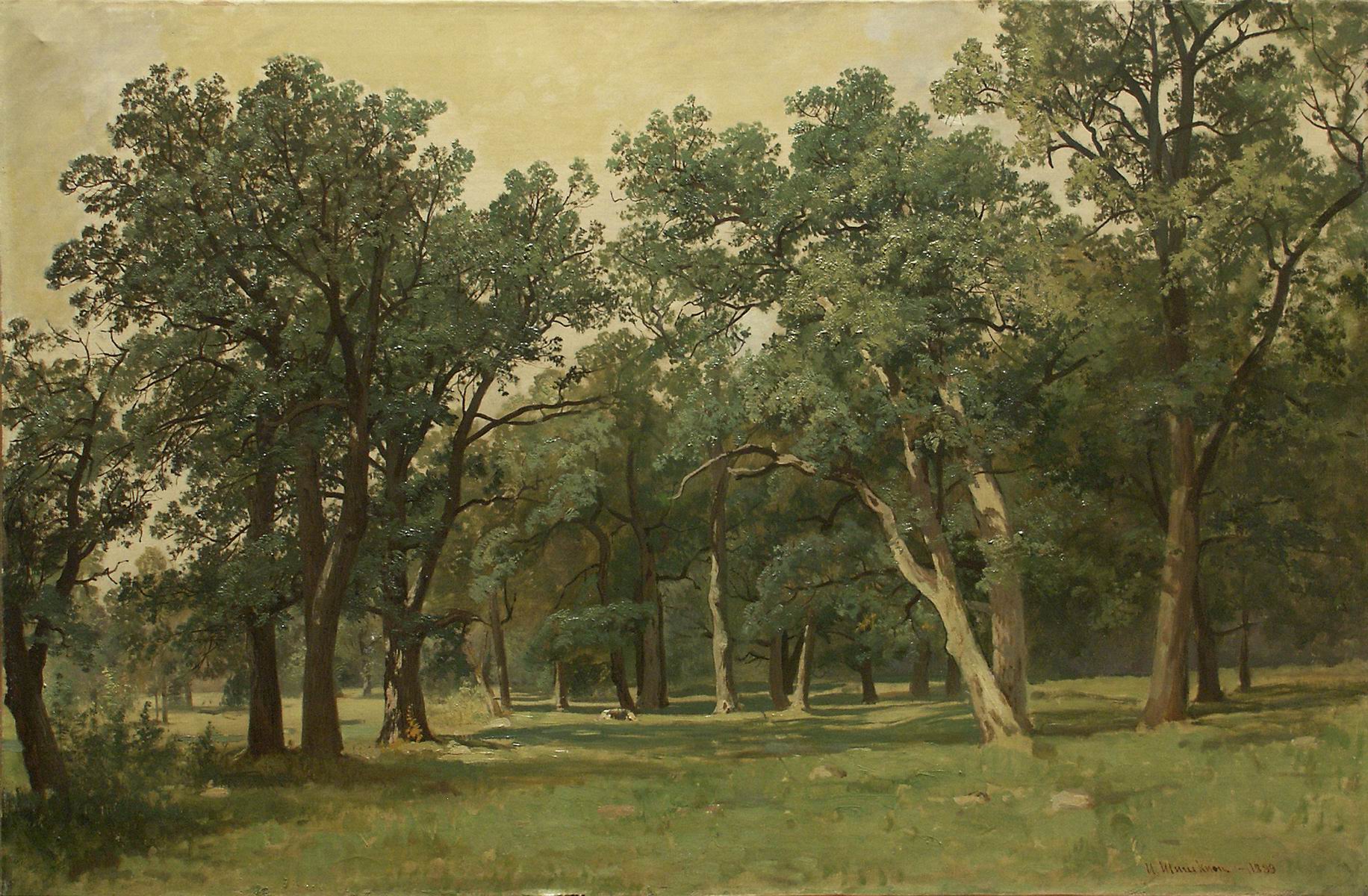 Шишкин. Лесная поляна. 1889
