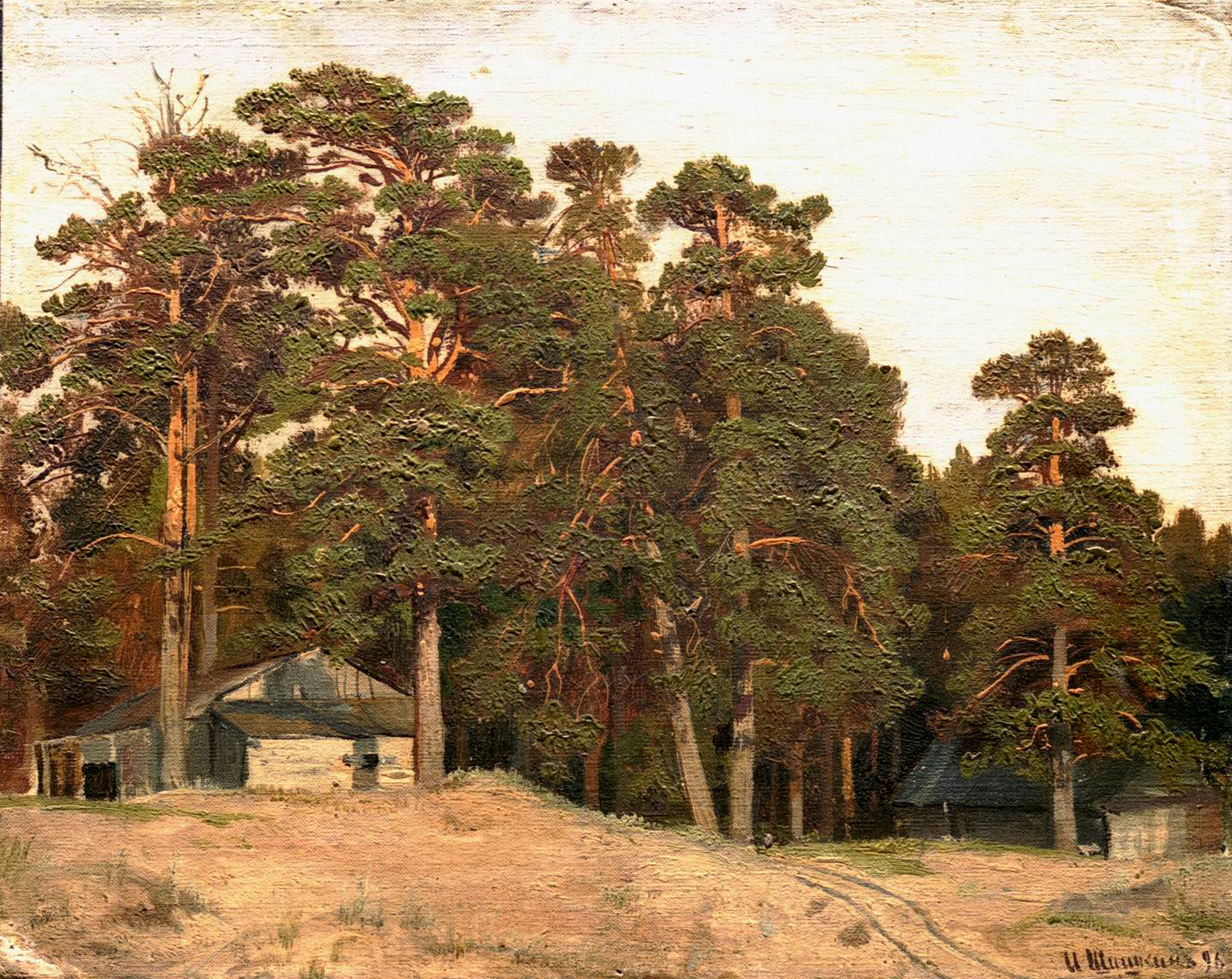 Шишкин. Песчаная дорога. 1898