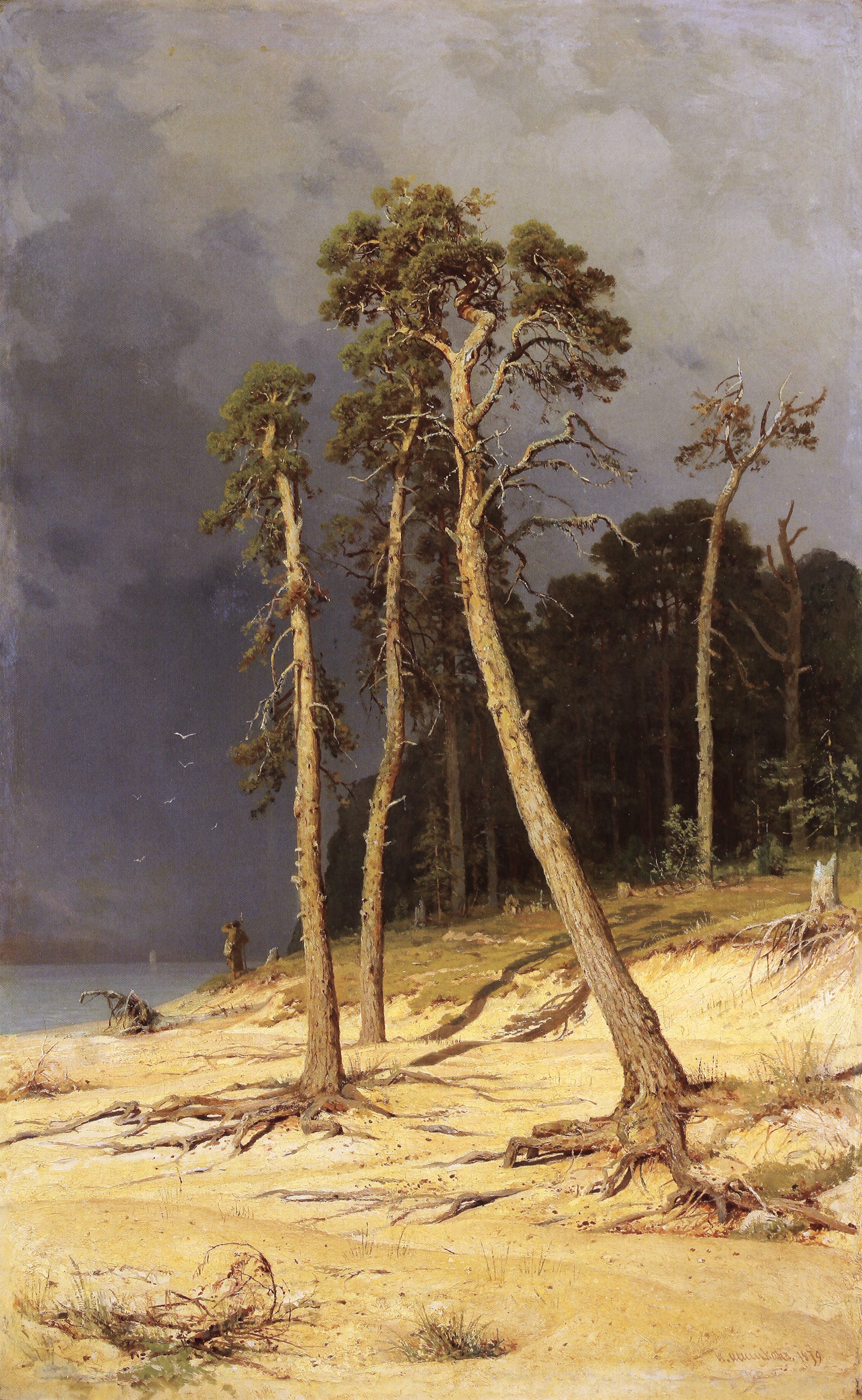 Шишкин. Песчаный берег. 1879