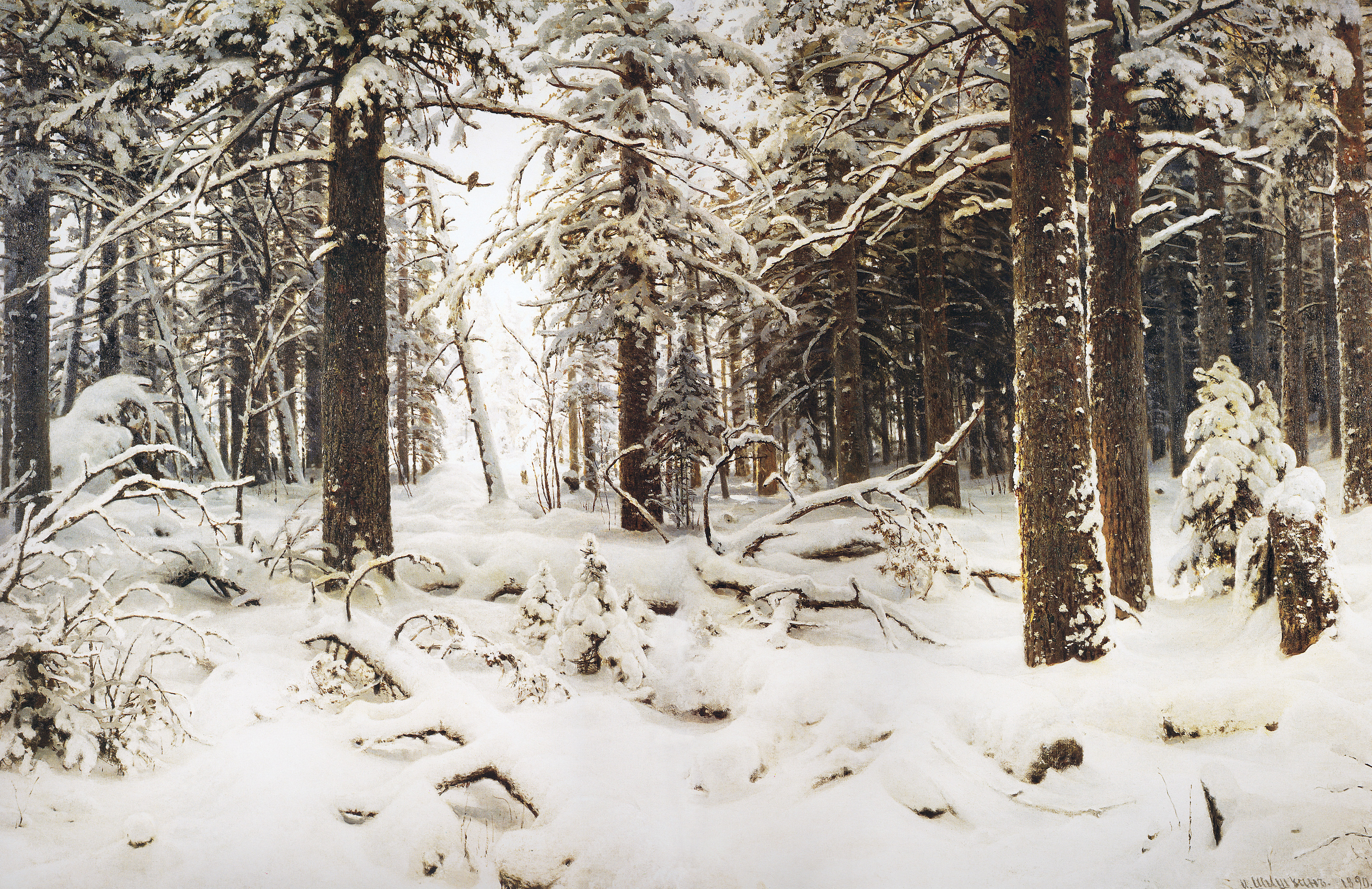 Шишкин. Зима. 1890