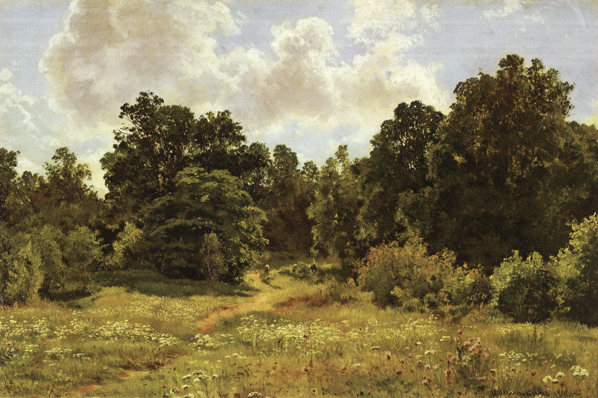 Шишкин. Опушка лиственного леса. 1895