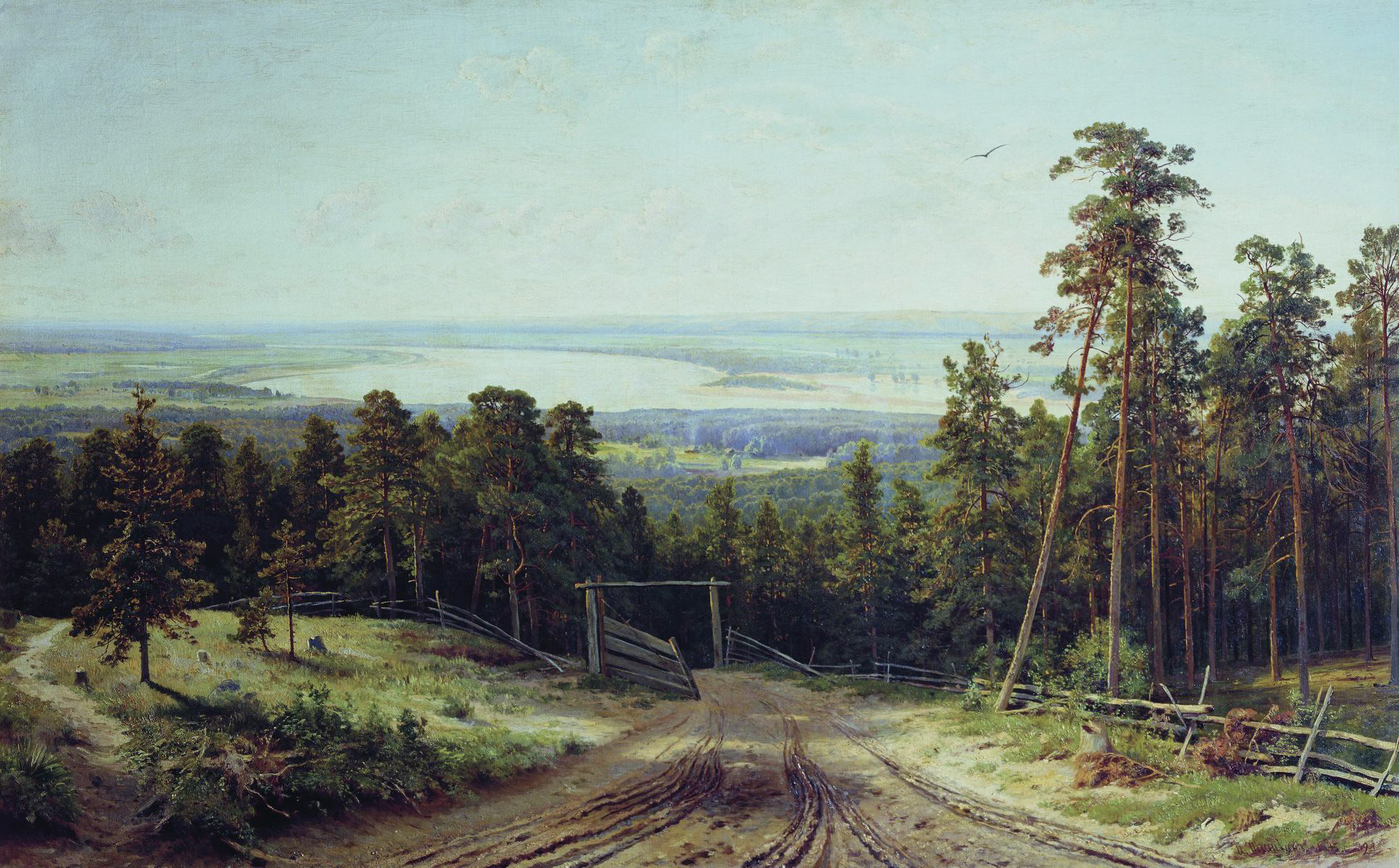 Шишкин. Кама близ Елабуги. 1895