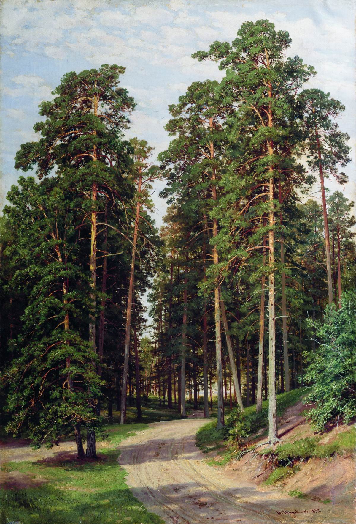 Шишкин. Солнце в лесу. 1895