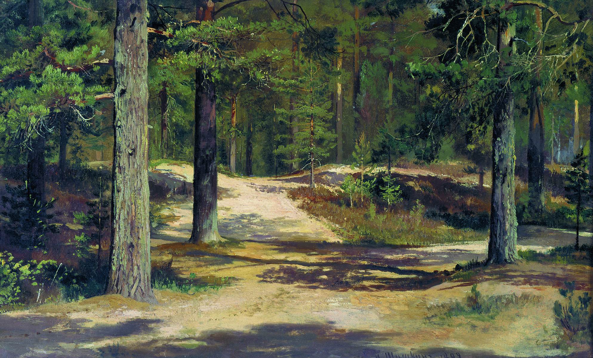 Шишкин. Сосновый лес. 1889