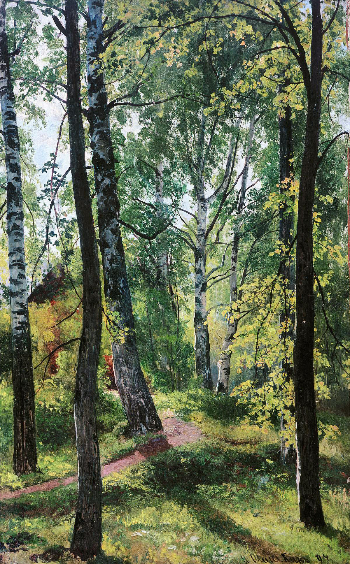 Шишкин. Лиственный лес. 1897