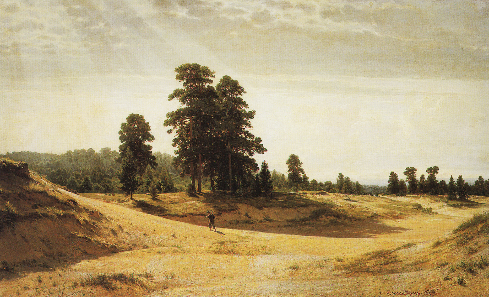 Шишкин. Пески. 1887