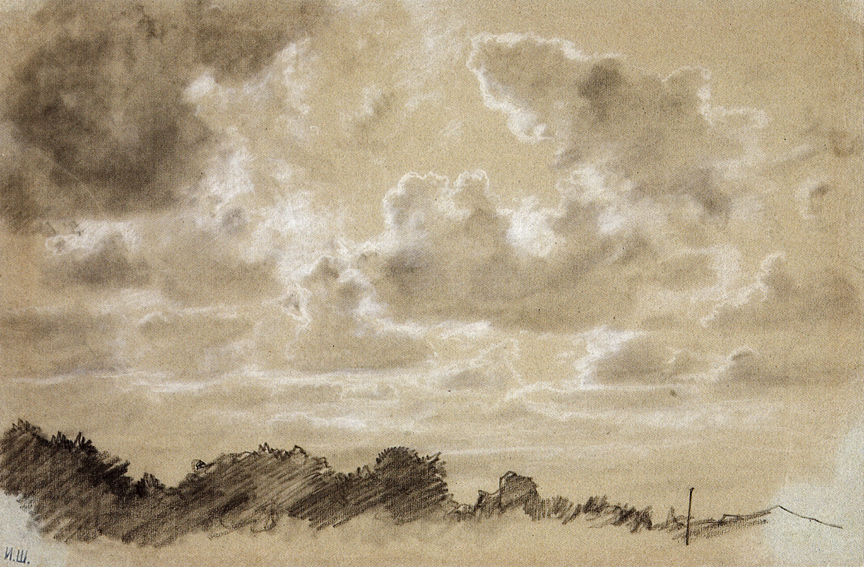 Шишкин. Облака. 1880-е