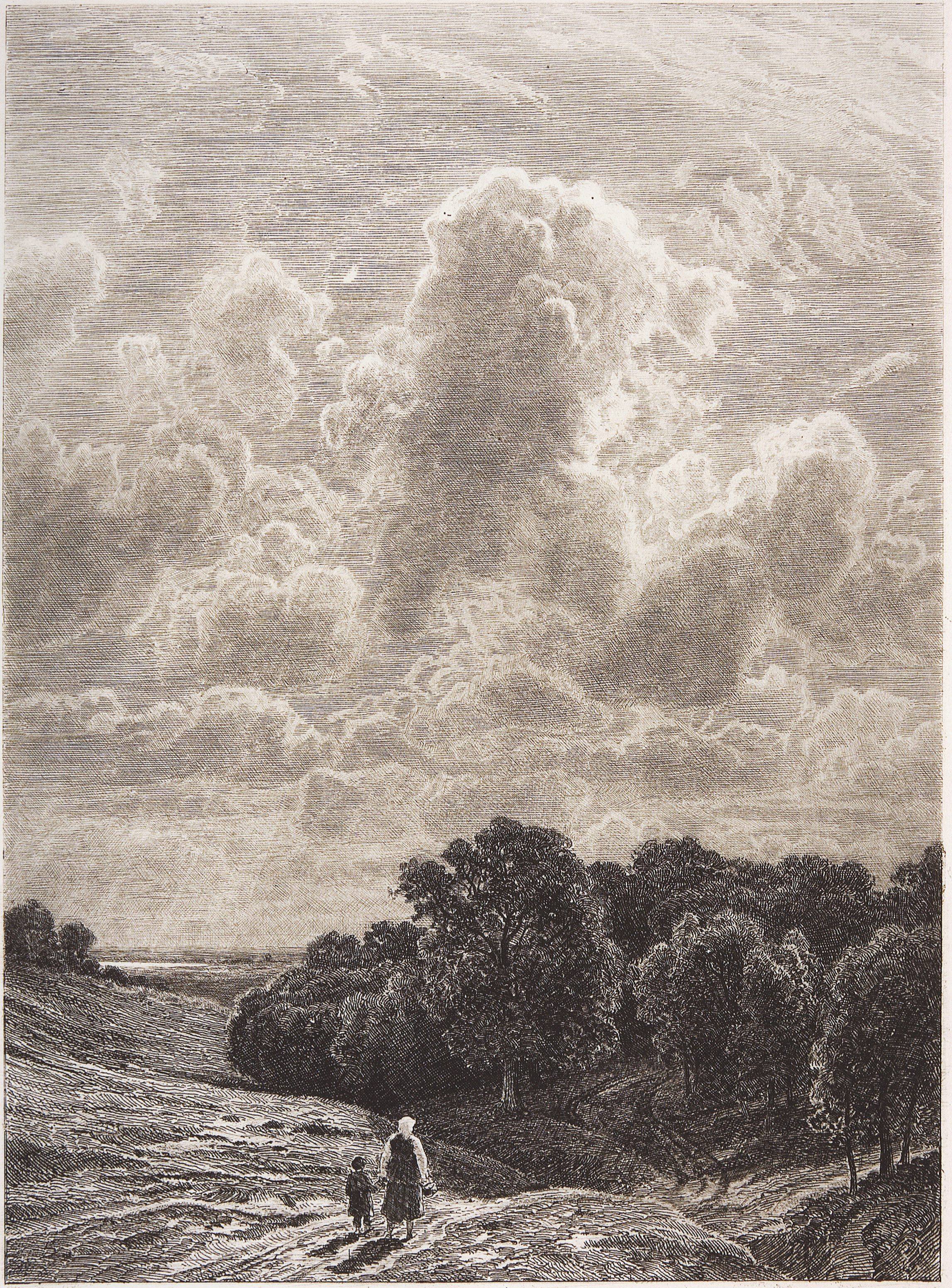 Шишкин. Облака над рощей. 1878