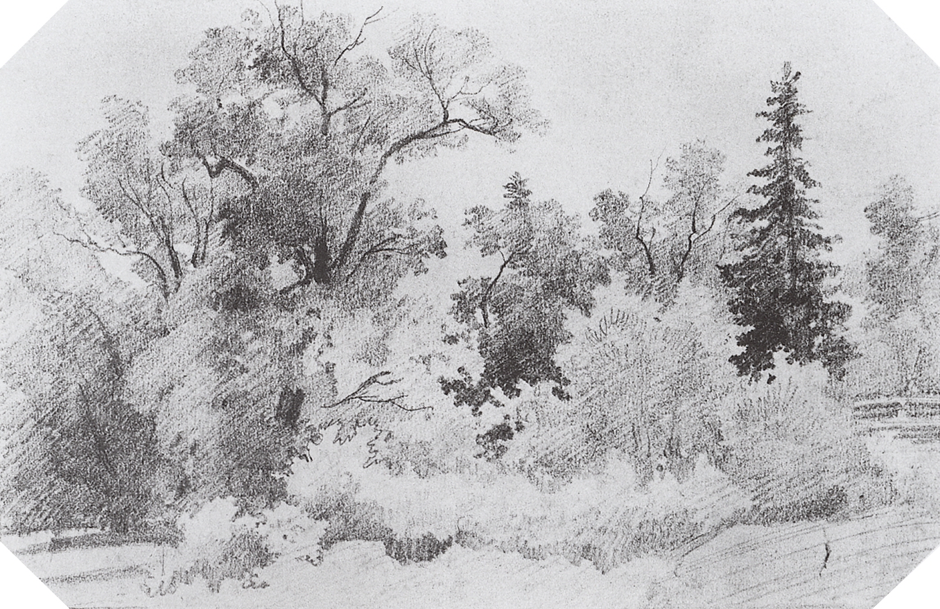 Шишкин. Опушка леса. 1850-е