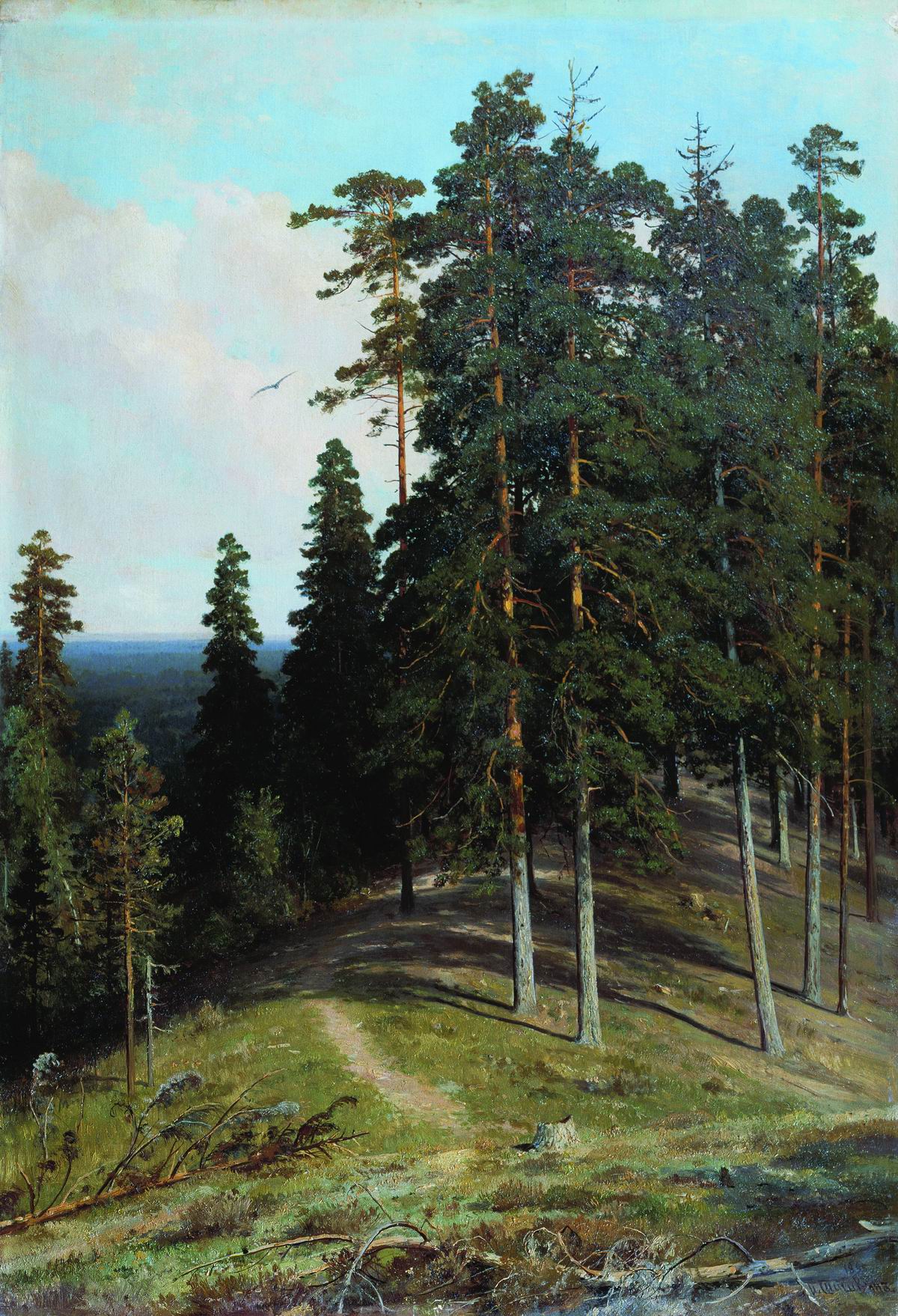 Шишкин. Лес с горы. 1895
