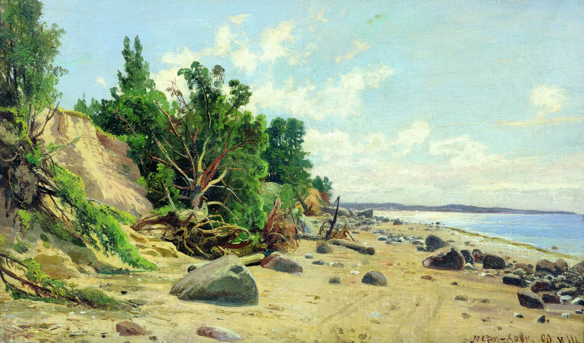 Шишкин. Берег моря. 1890