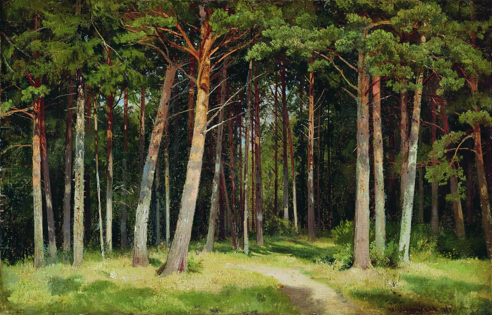 Шишкин. Сосновый лес. 1885