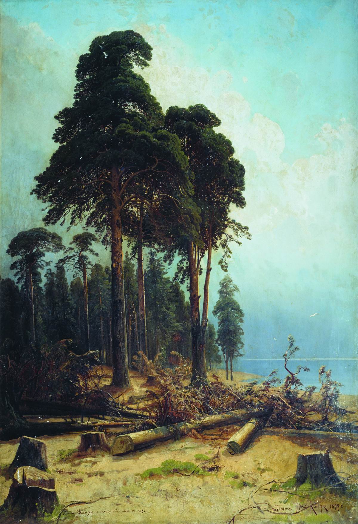 Шишкин. Сосновый лес. 1883-1894