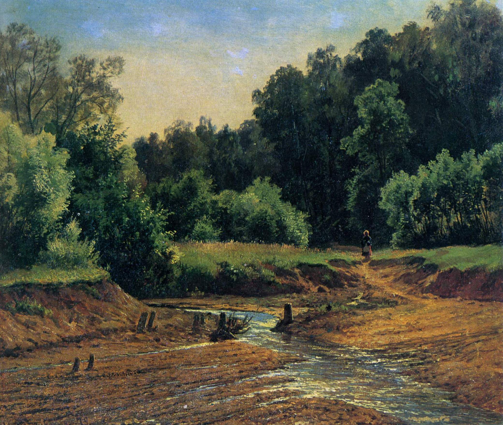 Шишкин. Лесной пейзаж. 1872