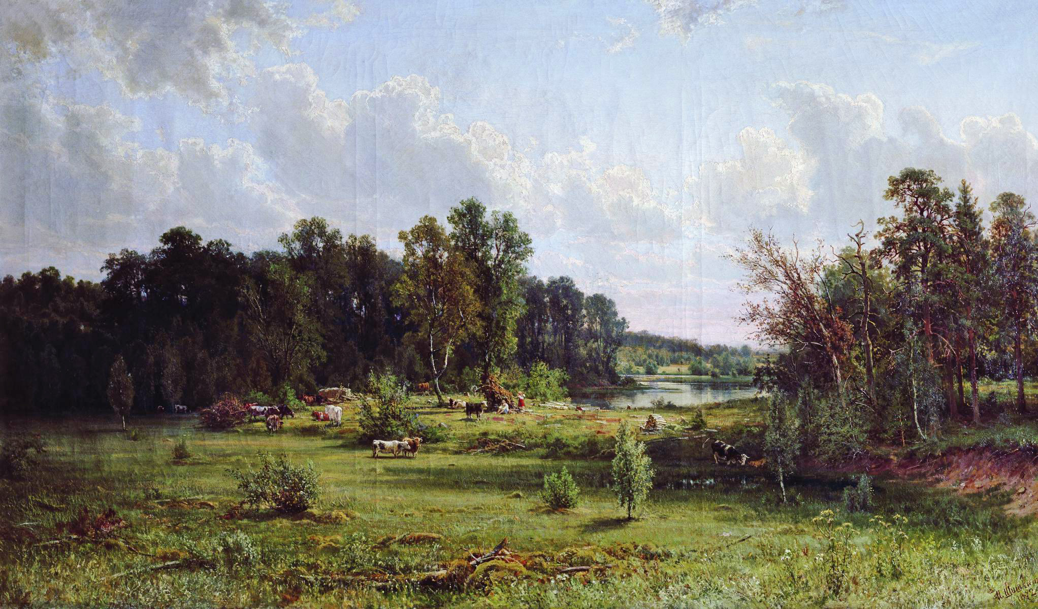 Шишкин. Перелесок (Полдень). 1872