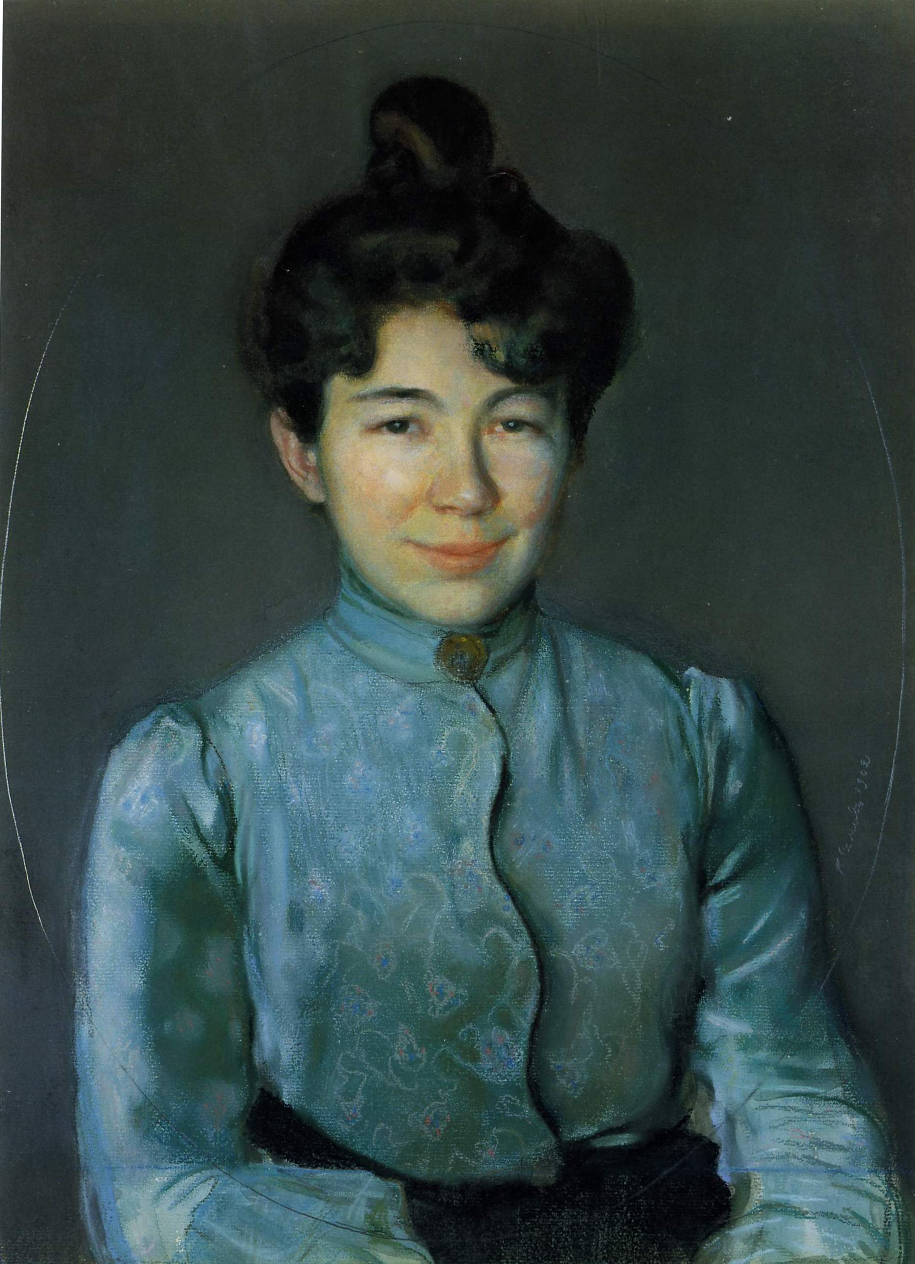 Сомов. Портрет С.П. Остроумовой . 1902