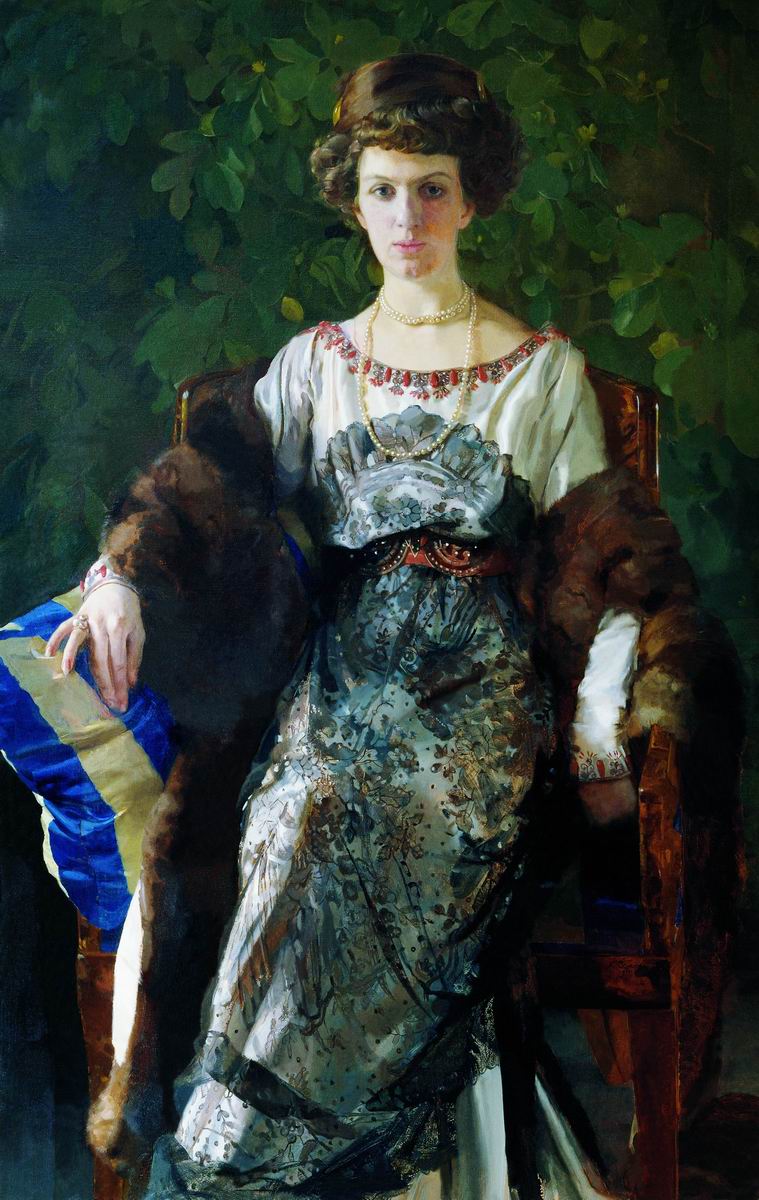Сомов. Портрет Е.П.Носовой. 1911