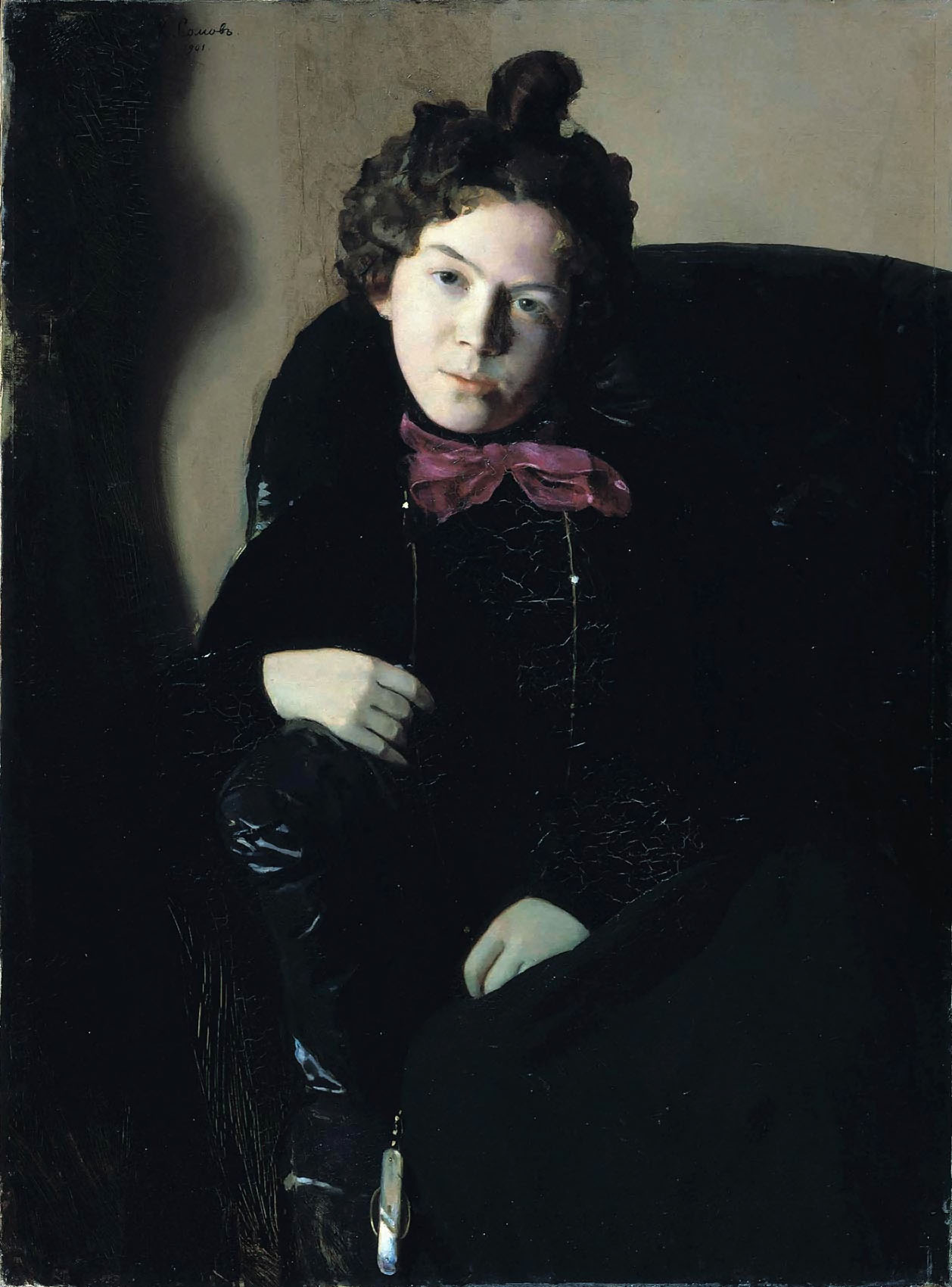 Сомов. Портрет А.П.Остроумовой. 1901