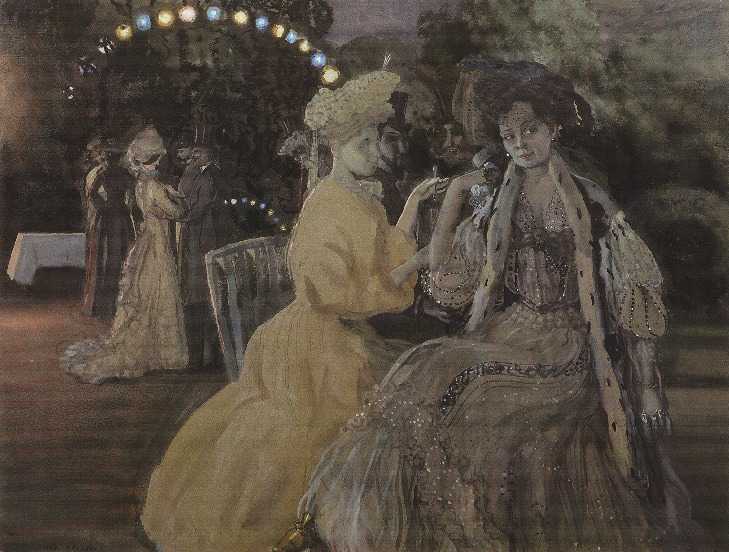 Сомов. Куртизанки. 1903