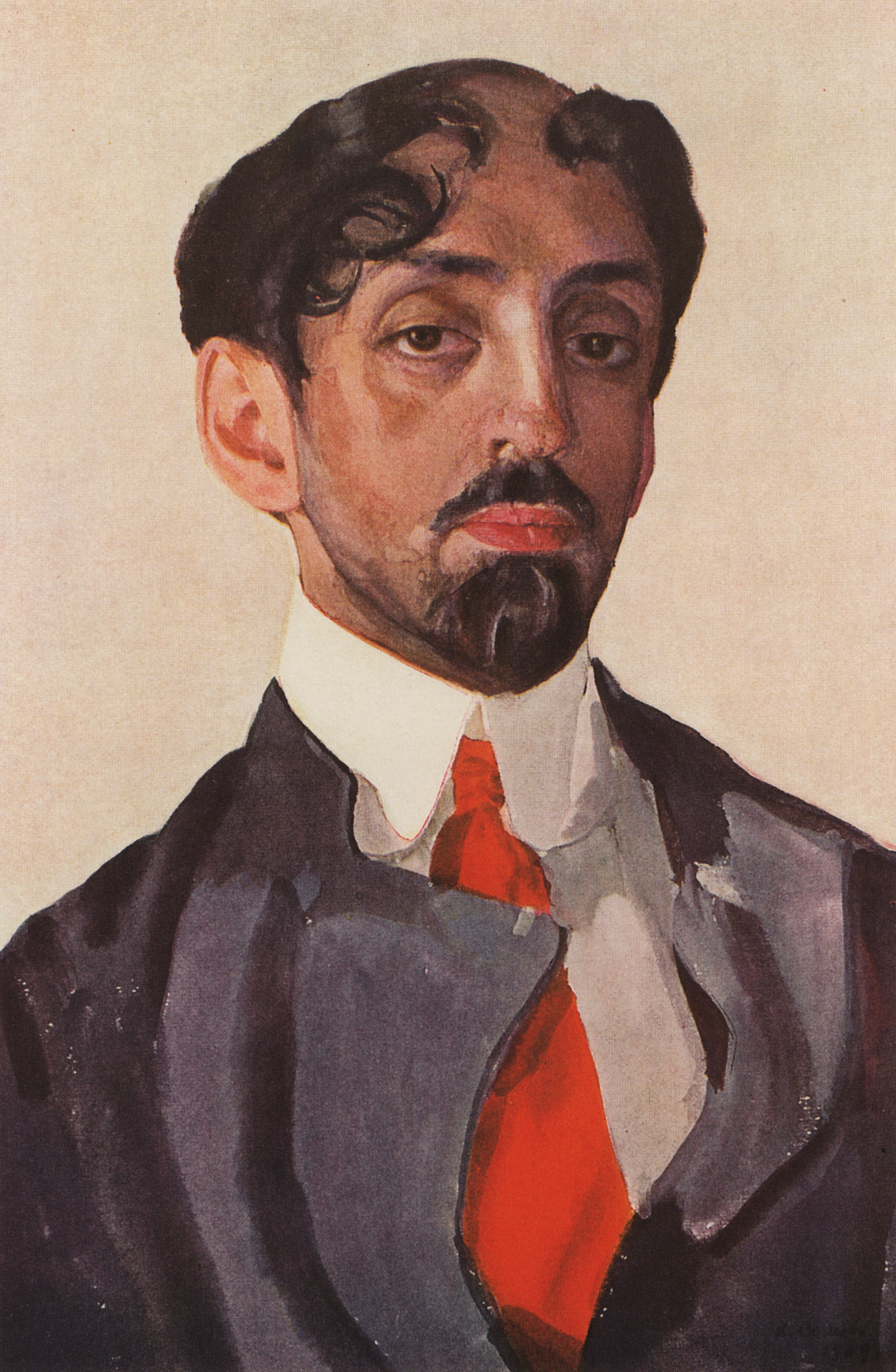 Сомов. Портрет М.А.Кузмина. 1909