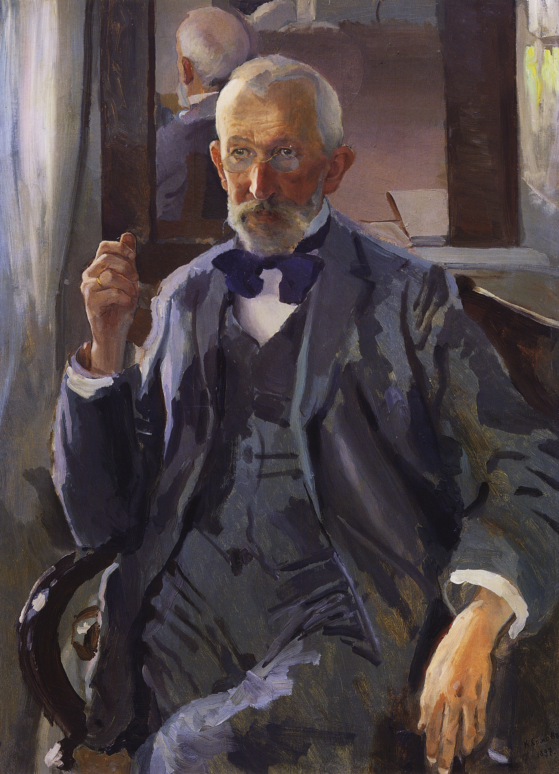 Сомов. Портрет А.И.Сомова, отца художника. 1897