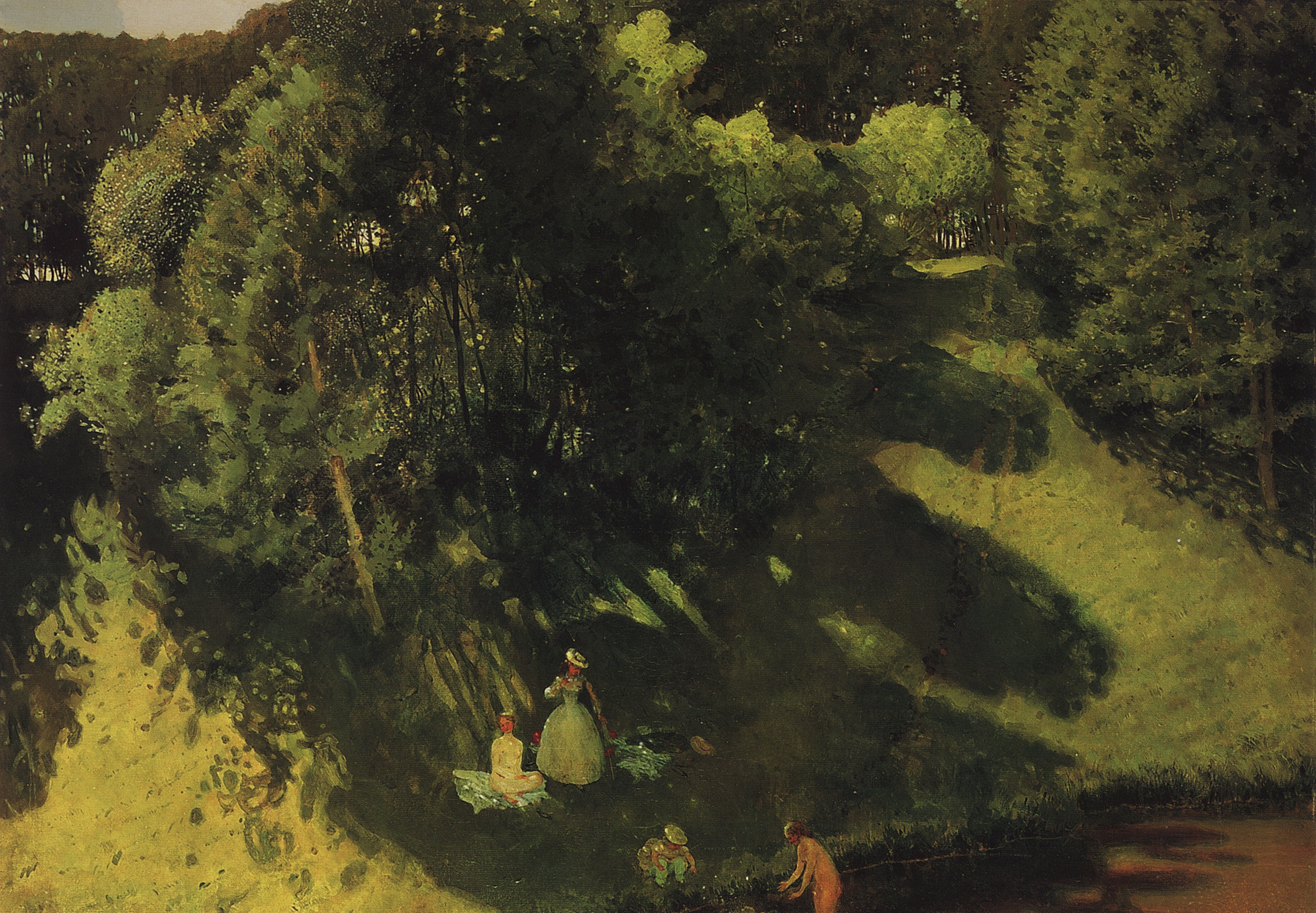 Сомов. Купальщицы. 1899