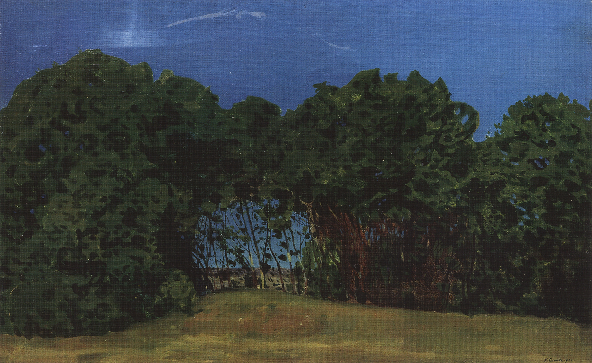 Сомов. Летний пейзаж. 1900