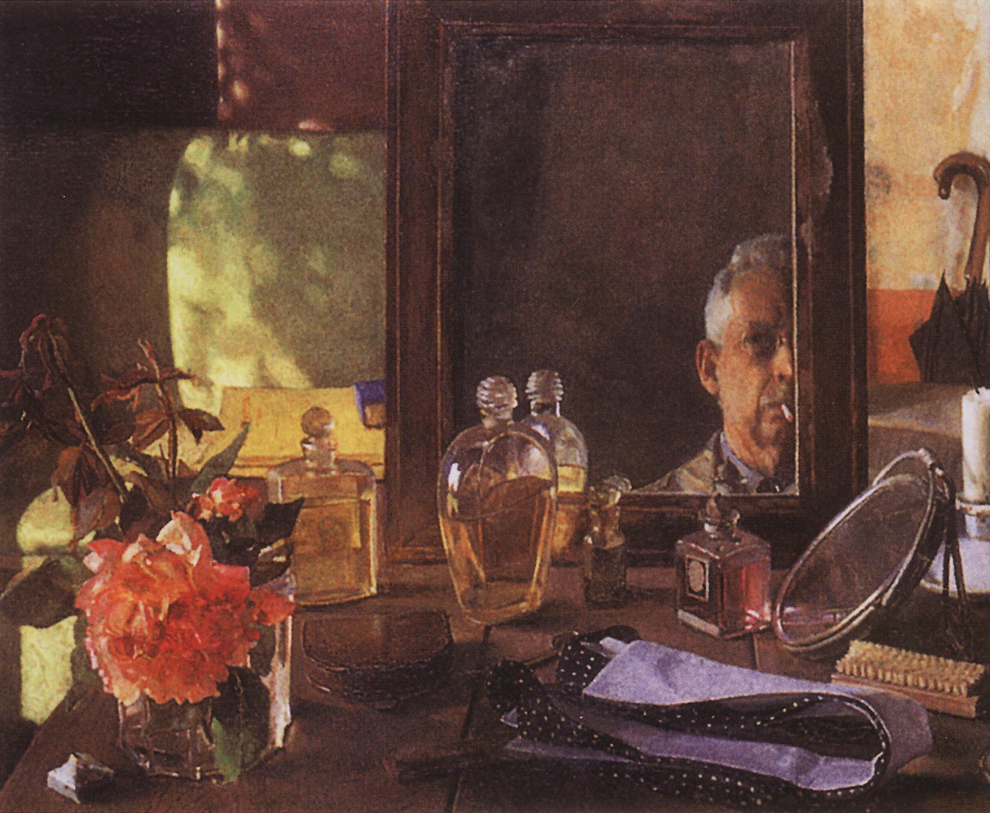 Сомов. Автопортрет в зеркале. 1934