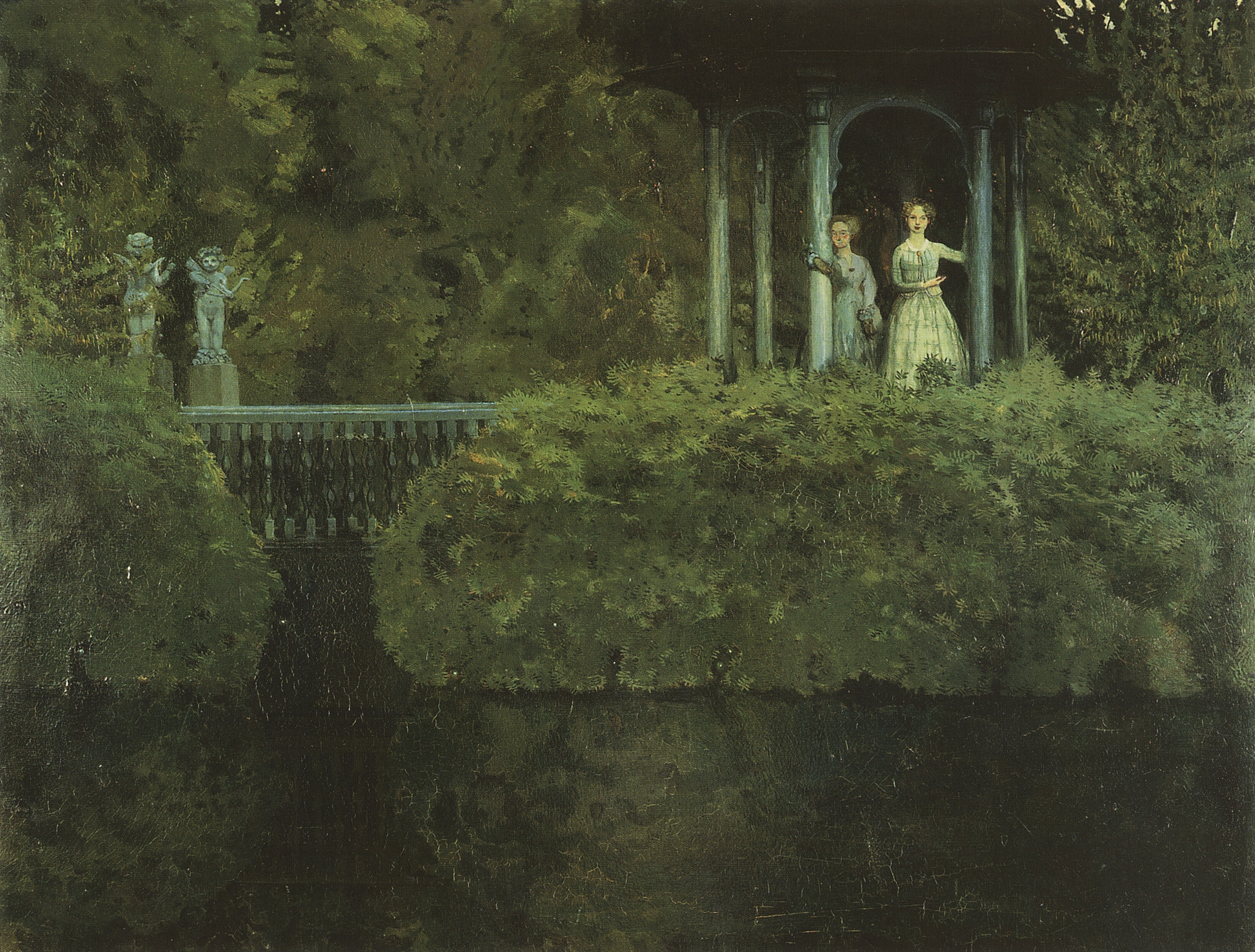 Сомов. Остров любви. 1900
