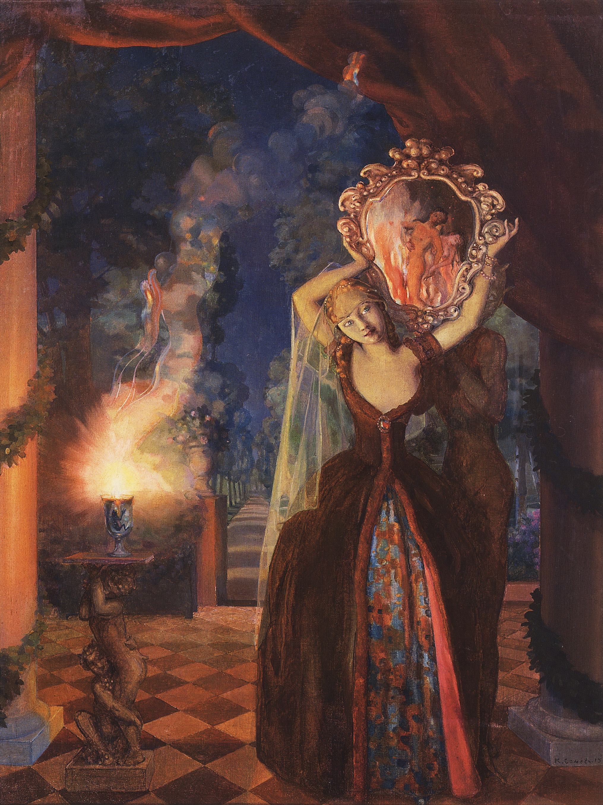 Сомов. Волшебница. 1915