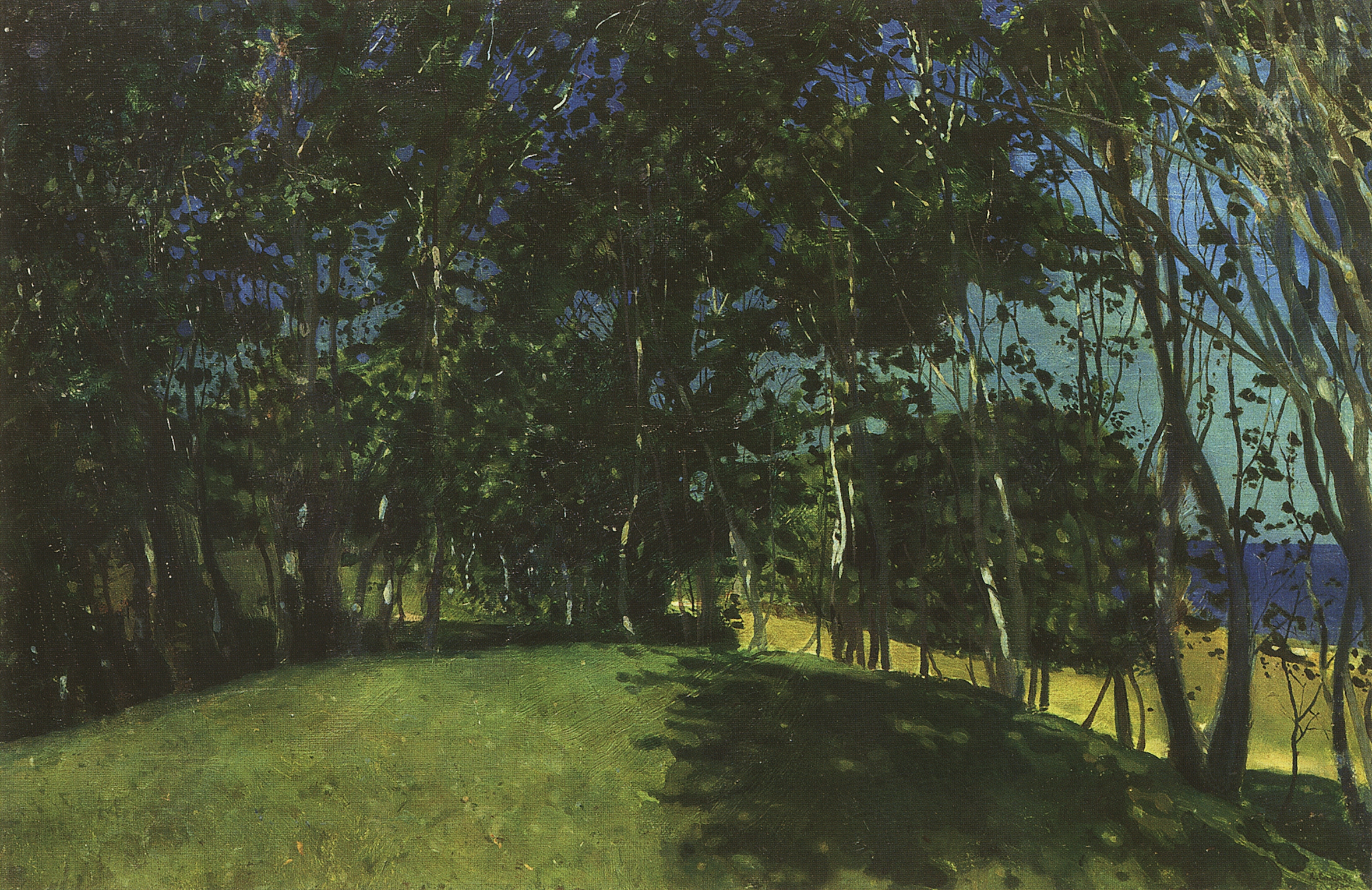 Сомов. Роща на берегу моря. Силламяги. 1900
