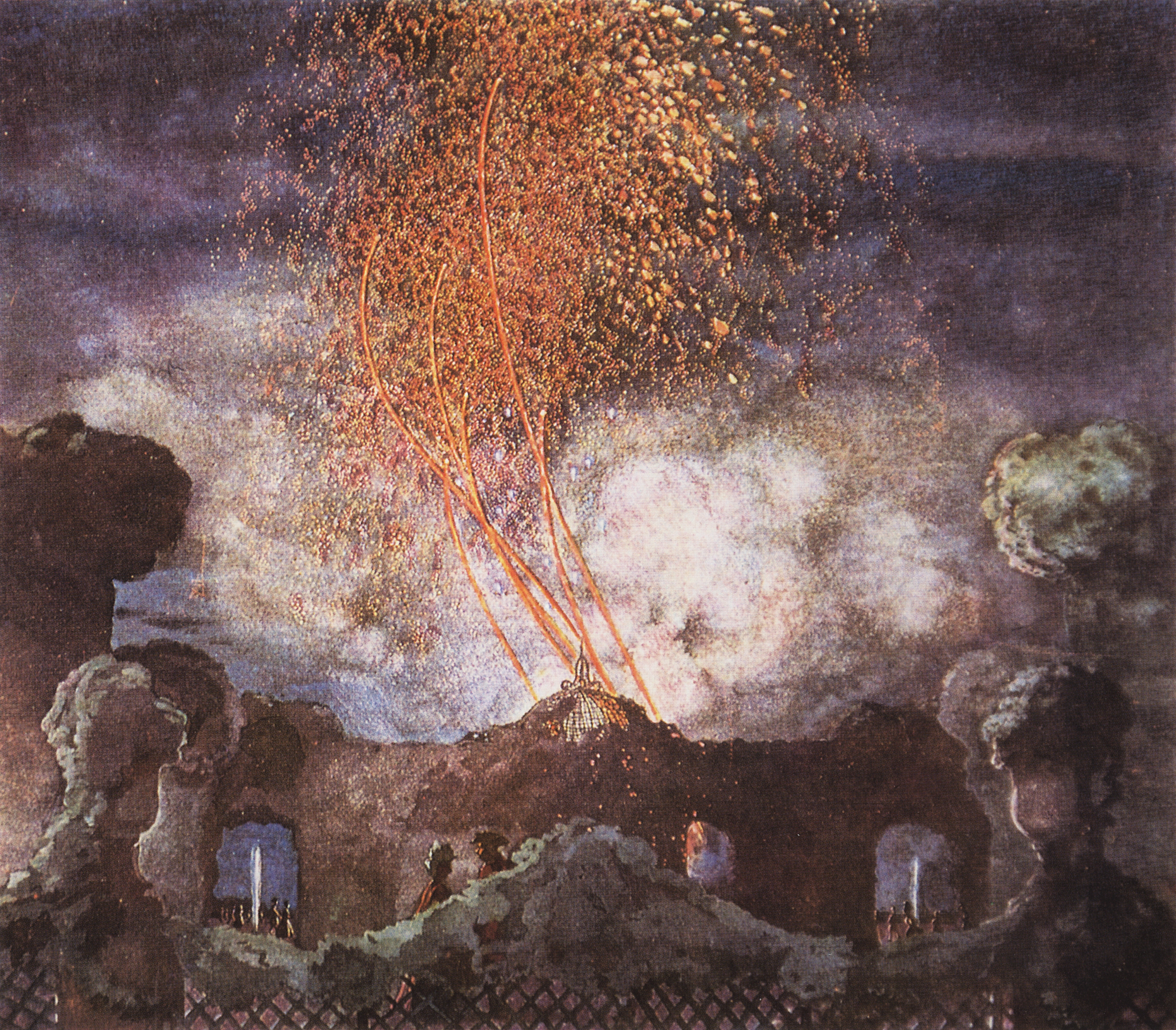 Сомов. Фейерверк. 1904