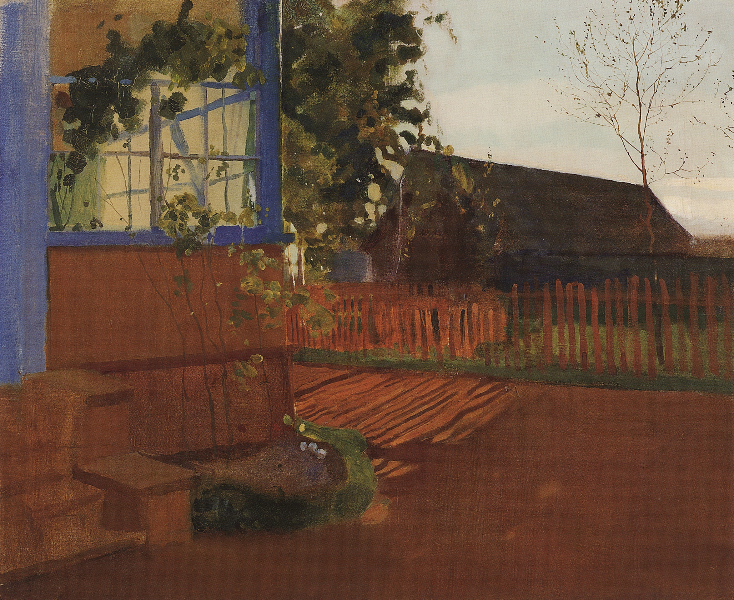 Сомов. Вечерний пейзаж. 1902