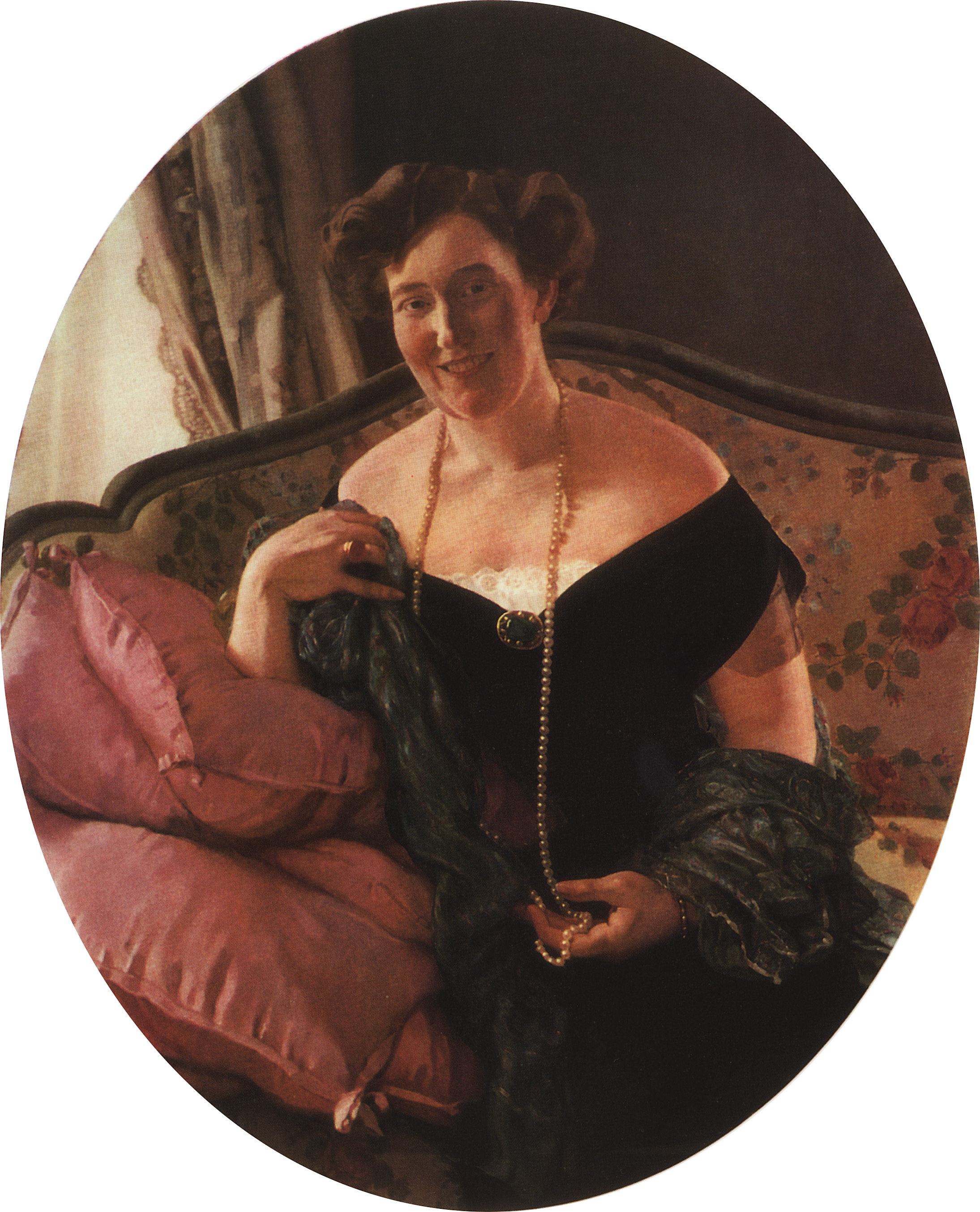 Сомов. Портрет М.Д.Карповой. 1913
